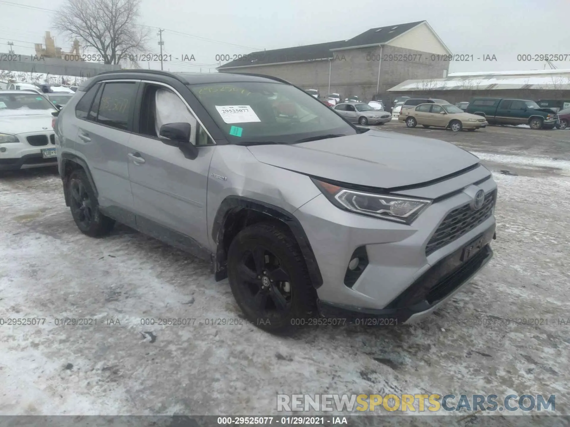 1 Photograph of a damaged car JTMEWRFV3LJ038655 TOYOTA RAV4 2020