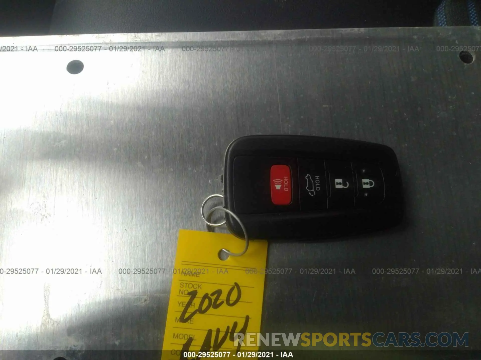 11 Photograph of a damaged car JTMEWRFV3LJ038655 TOYOTA RAV4 2020