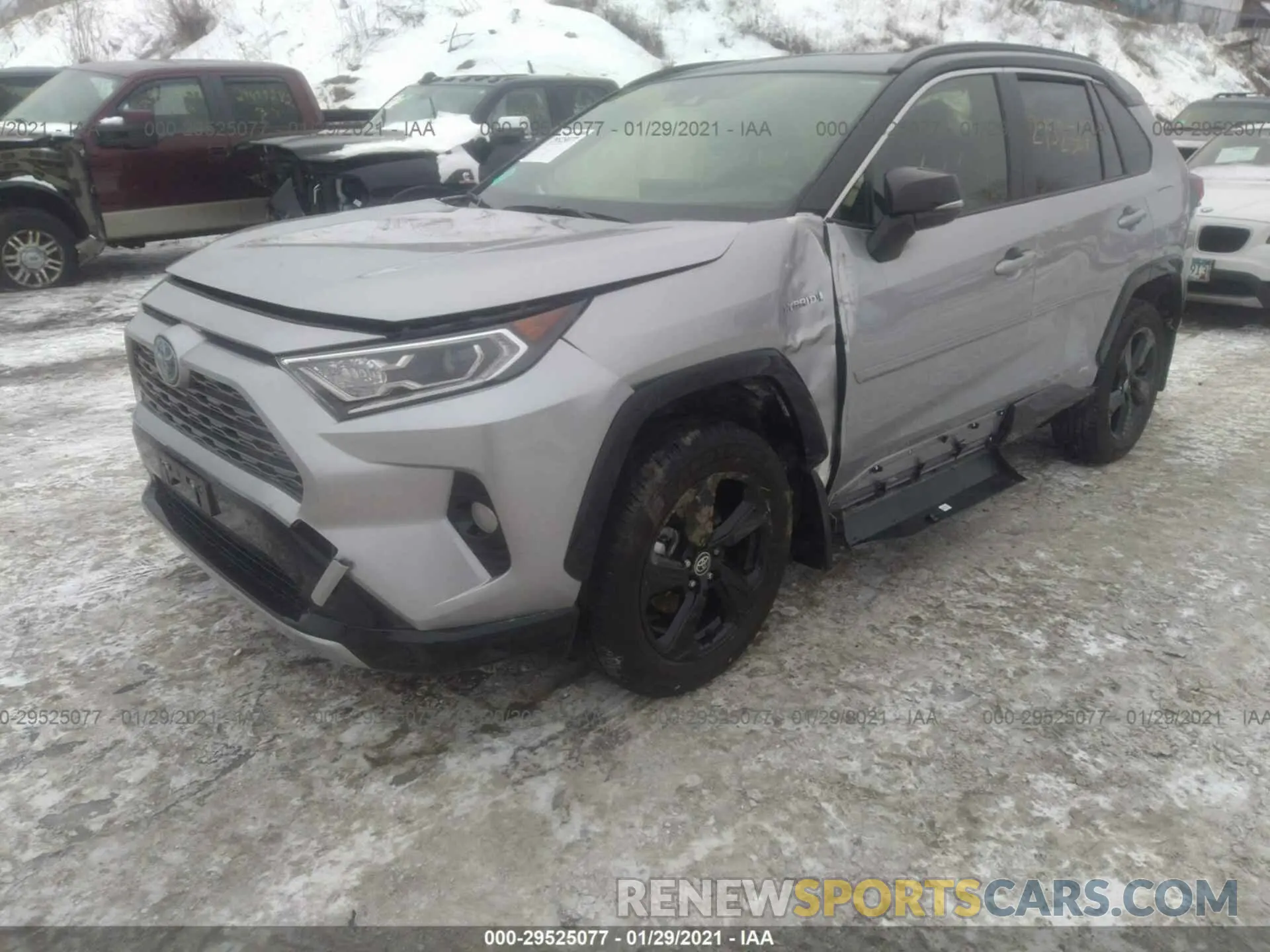 2 Photograph of a damaged car JTMEWRFV3LJ038655 TOYOTA RAV4 2020