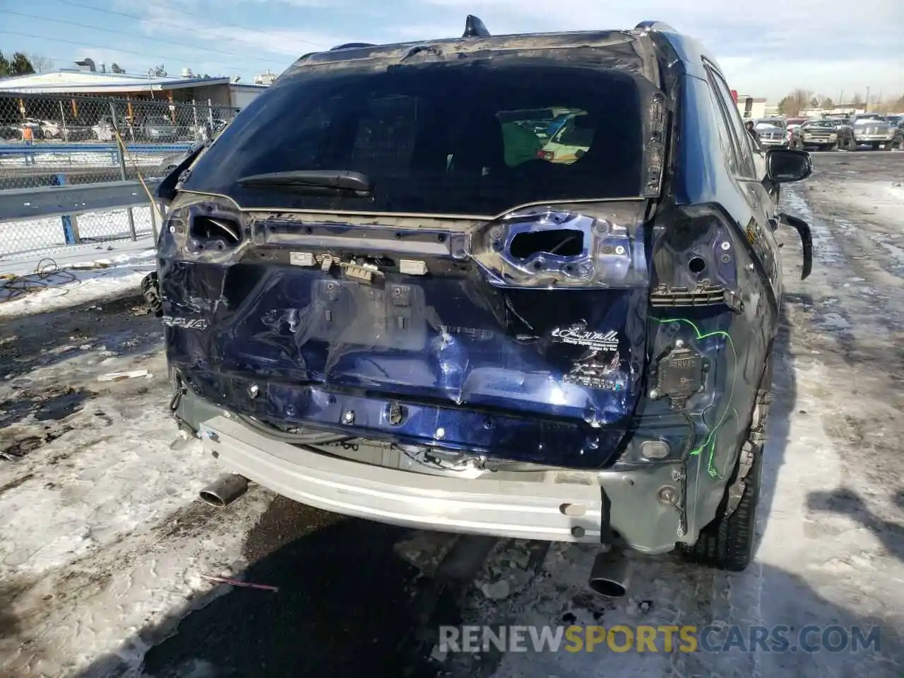 9 Photograph of a damaged car JTMEWRFV4LJ038678 TOYOTA RAV4 2020