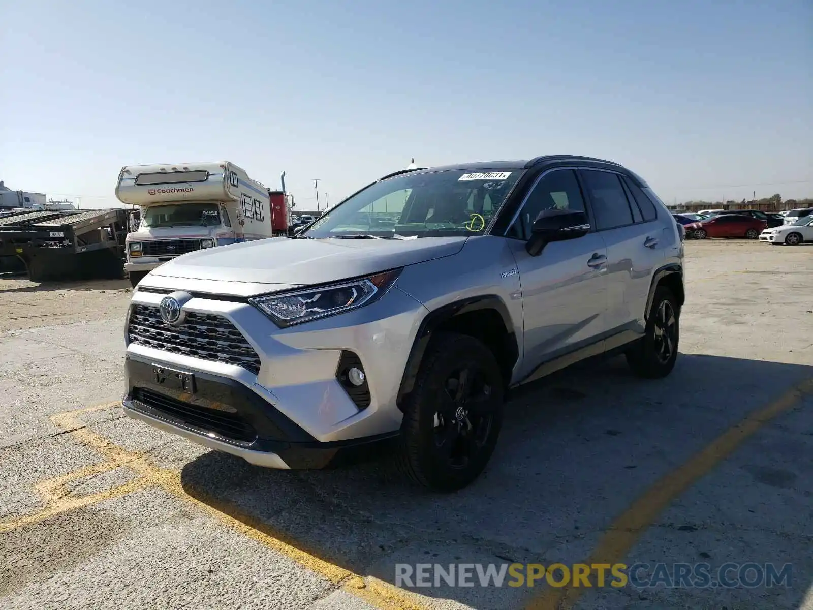 2 Photograph of a damaged car JTMEWRFV4LJ045260 TOYOTA RAV4 2020