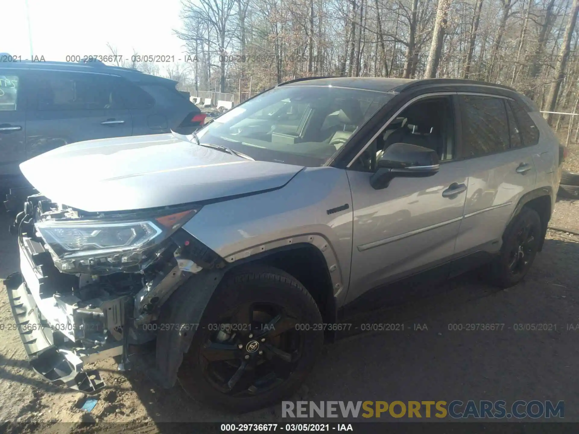 2 Photograph of a damaged car JTMEWRFV5LD532367 TOYOTA RAV4 2020