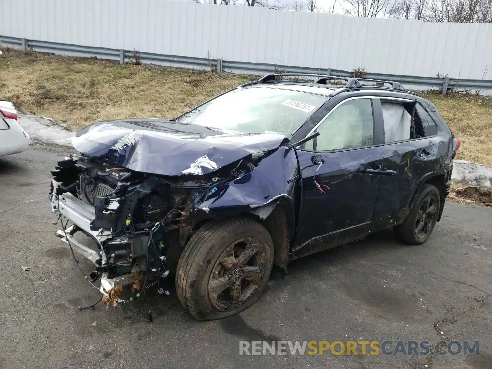 2 Photograph of a damaged car JTMEWRFV5LJ041797 TOYOTA RAV4 2020