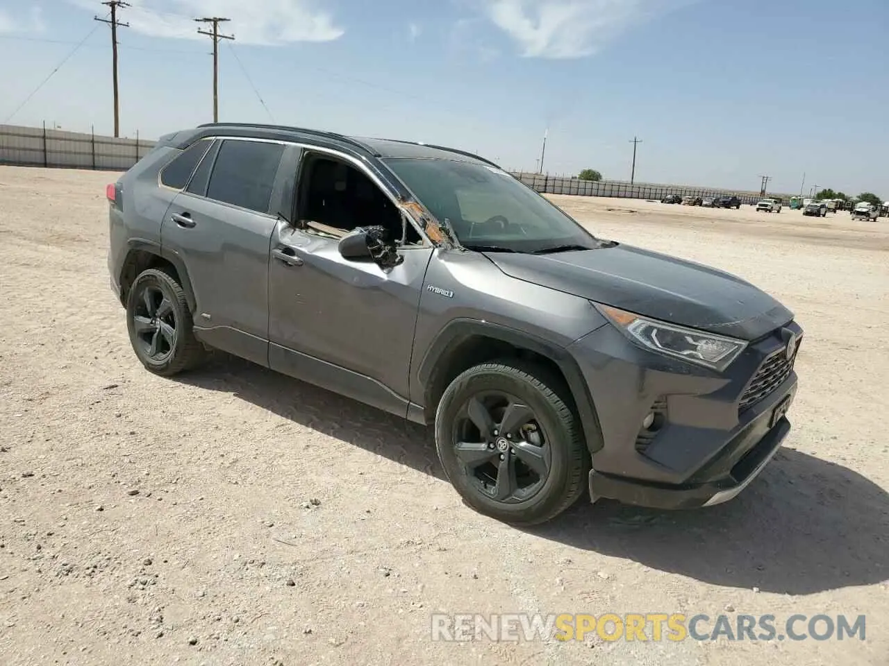 4 Photograph of a damaged car JTMEWRFV5LJ047244 TOYOTA RAV4 2020