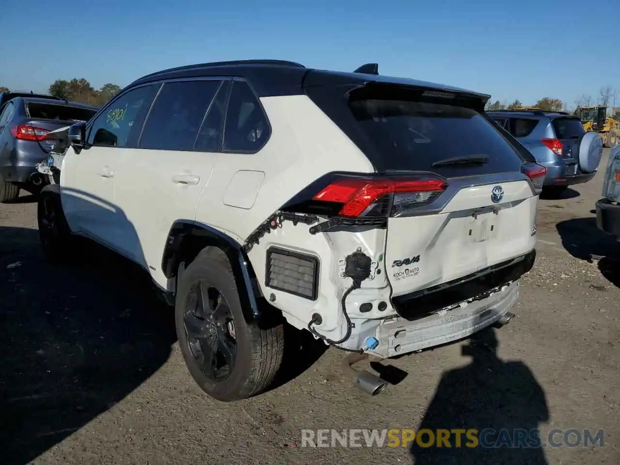 3 Photograph of a damaged car JTMEWRFV6LD542826 TOYOTA RAV4 2020