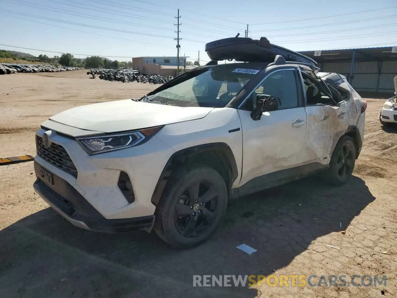 1 Photograph of a damaged car JTMEWRFV6LJ030016 TOYOTA RAV4 2020