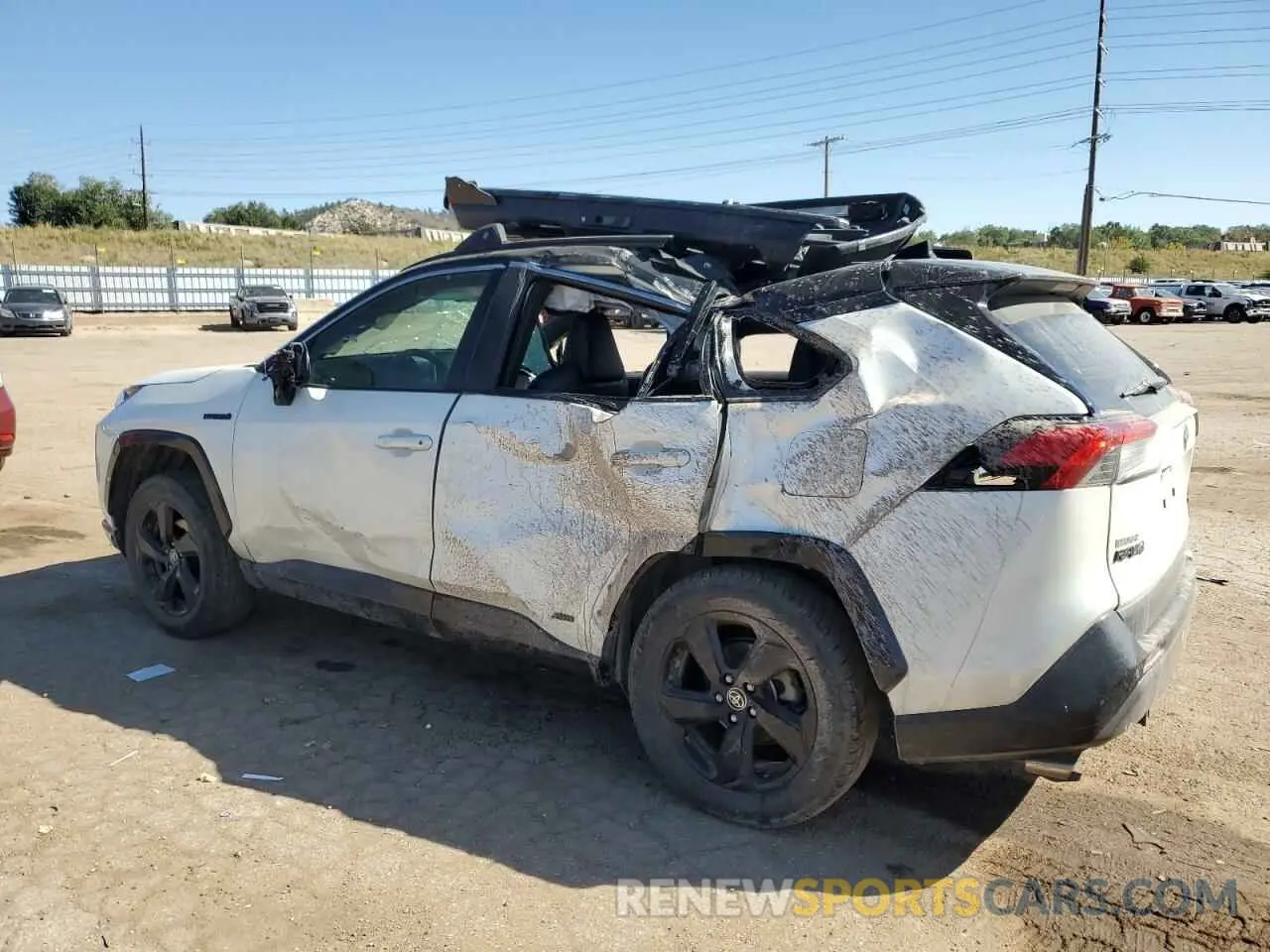2 Photograph of a damaged car JTMEWRFV6LJ030016 TOYOTA RAV4 2020