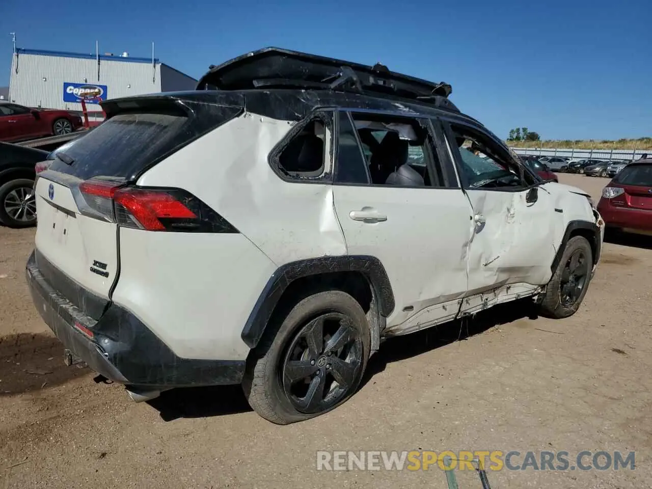 3 Photograph of a damaged car JTMEWRFV6LJ030016 TOYOTA RAV4 2020