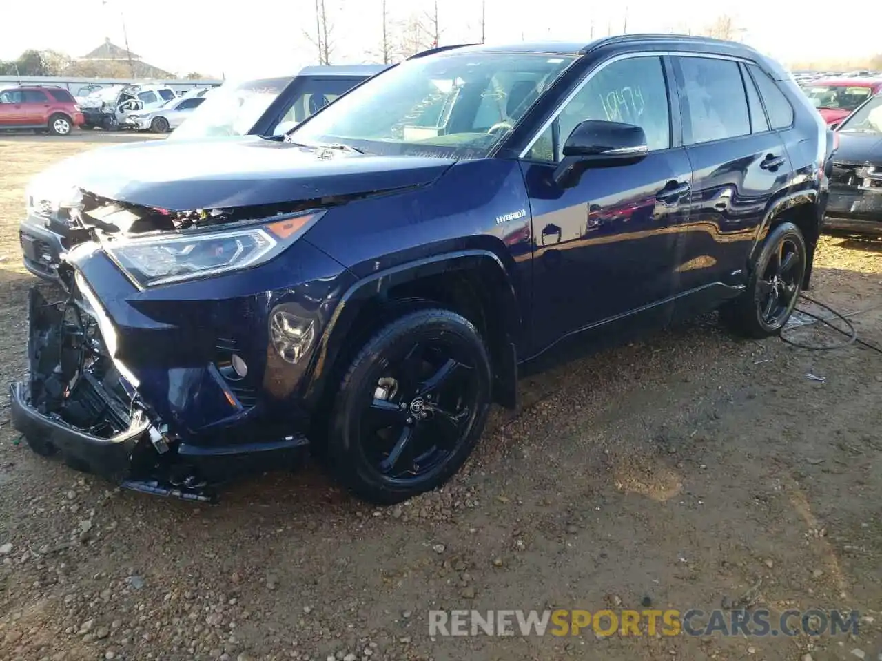 2 Photograph of a damaged car JTMEWRFV8LJ035086 TOYOTA RAV4 2020