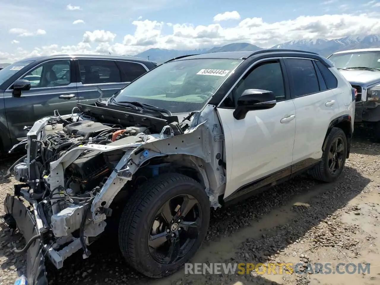 1 Photograph of a damaged car JTMEWRFV8LJ035525 TOYOTA RAV4 2020