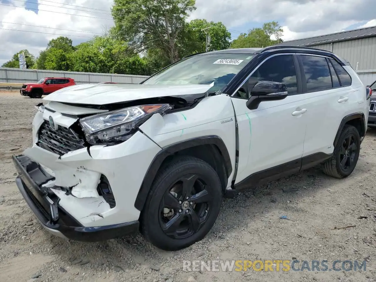 1 Photograph of a damaged car JTMEWRFV9LD539385 TOYOTA RAV4 2020