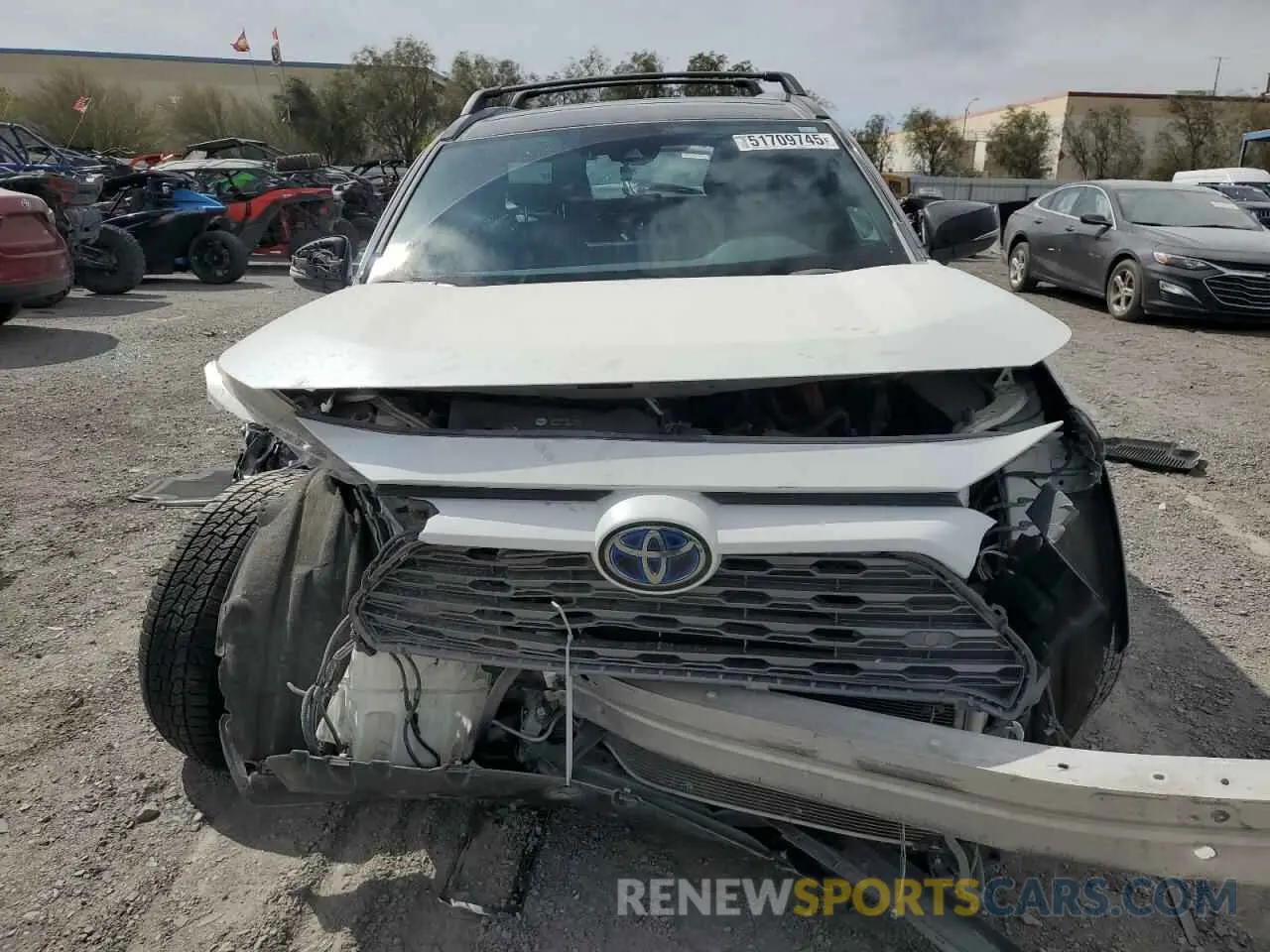 5 Photograph of a damaged car JTMEWRFVXLD528668 TOYOTA RAV4 2020