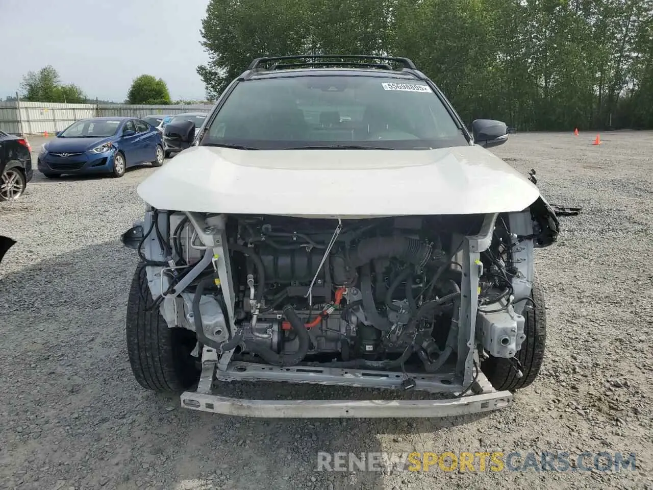 5 Photograph of a damaged car JTMEWRFVXLJ038264 TOYOTA RAV4 2020