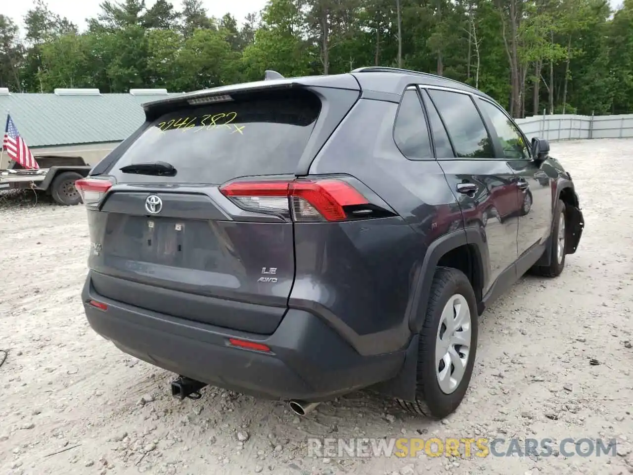 4 Photograph of a damaged car JTMF1RFV1LD052054 TOYOTA RAV4 2020