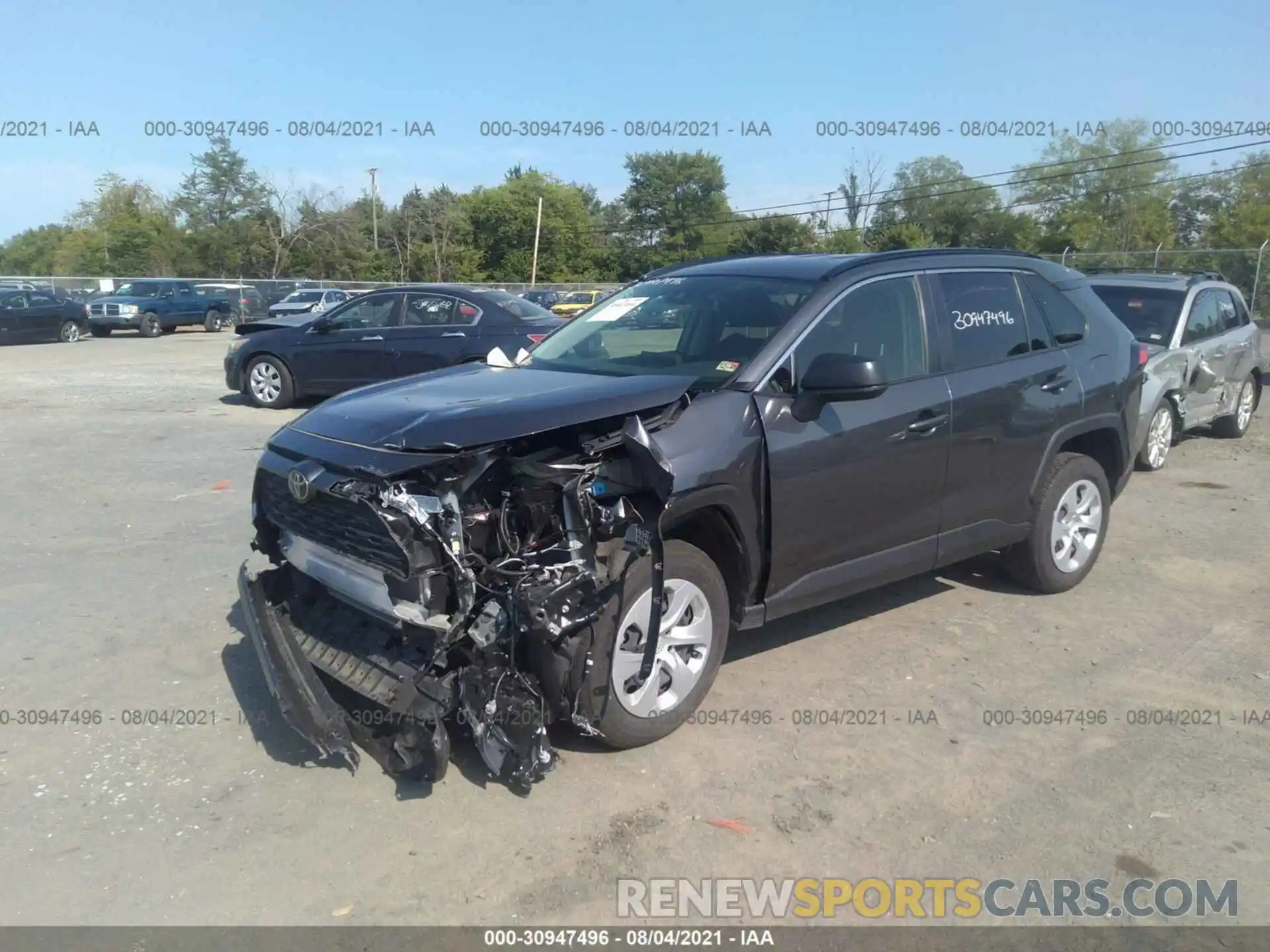 2 Photograph of a damaged car JTMF1RFV2LD051446 TOYOTA RAV4 2020