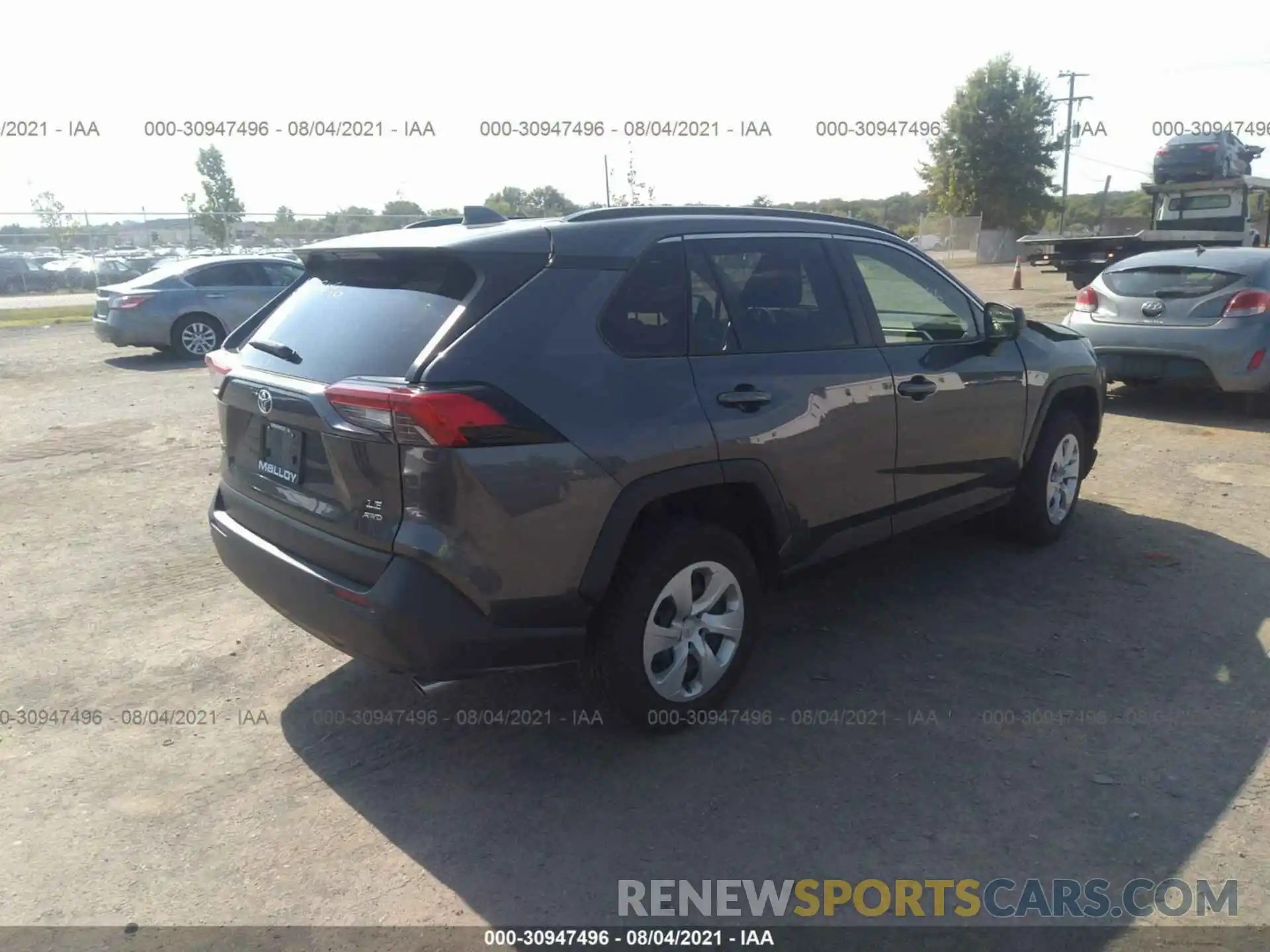 4 Photograph of a damaged car JTMF1RFV2LD051446 TOYOTA RAV4 2020