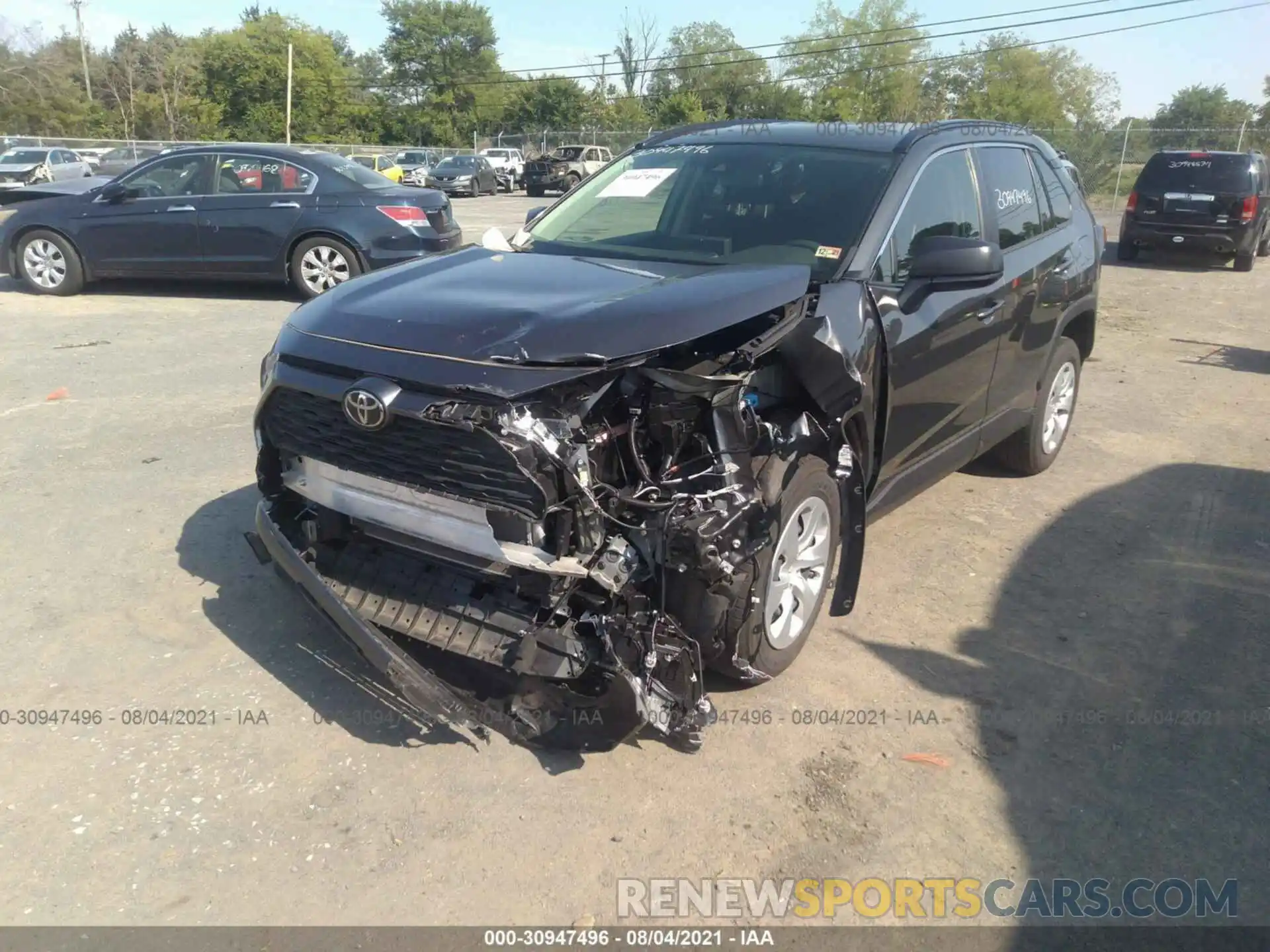 6 Photograph of a damaged car JTMF1RFV2LD051446 TOYOTA RAV4 2020