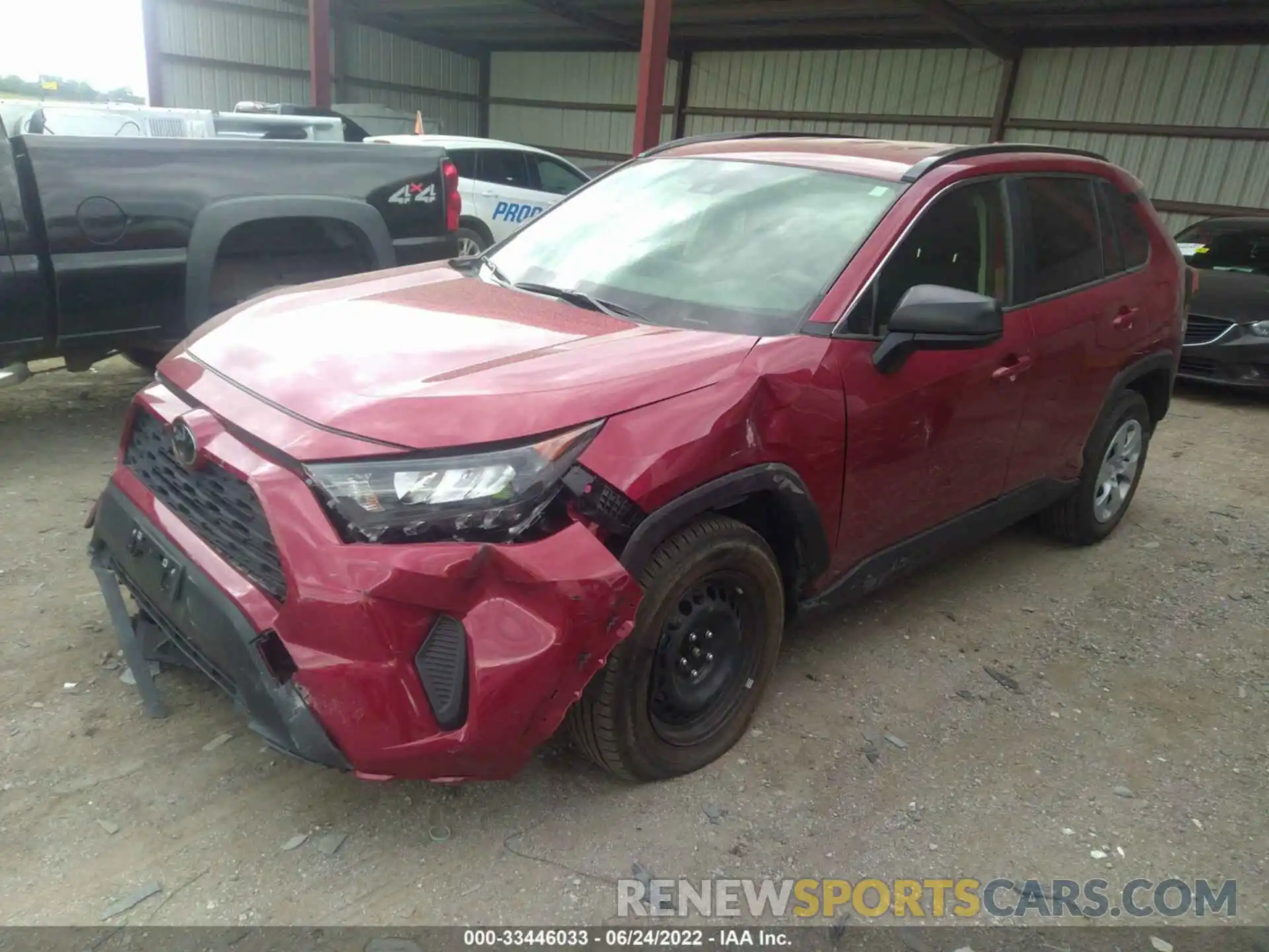 2 Photograph of a damaged car JTMF1RFV2LD066898 TOYOTA RAV4 2020