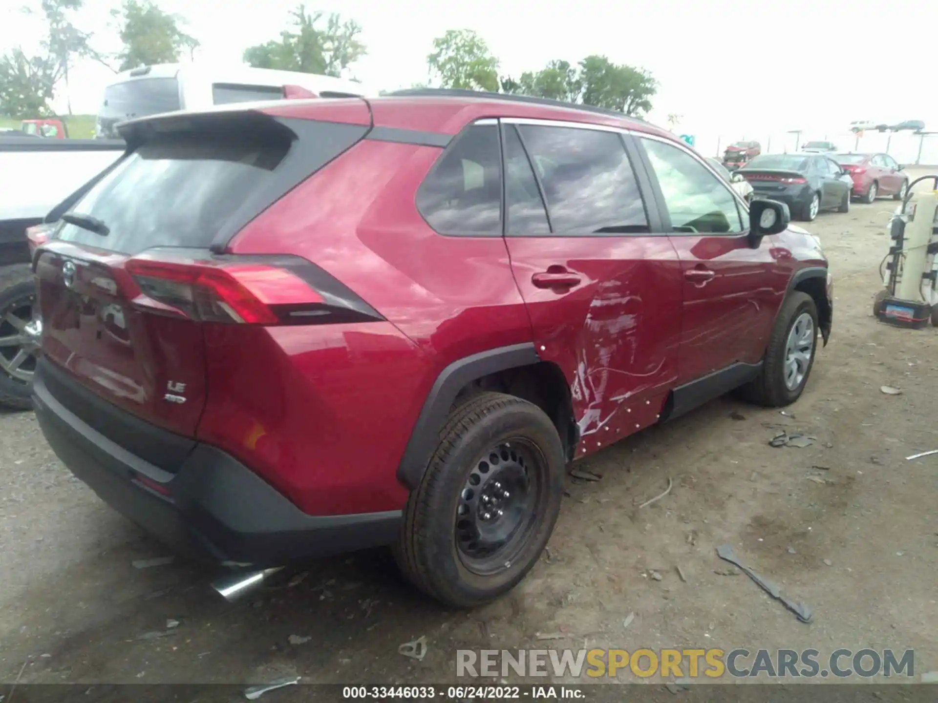 4 Photograph of a damaged car JTMF1RFV2LD066898 TOYOTA RAV4 2020