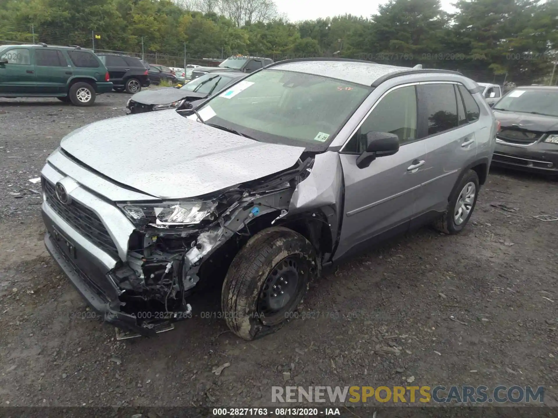 2 Photograph of a damaged car JTMF1RFVXLD061495 TOYOTA RAV4 2020