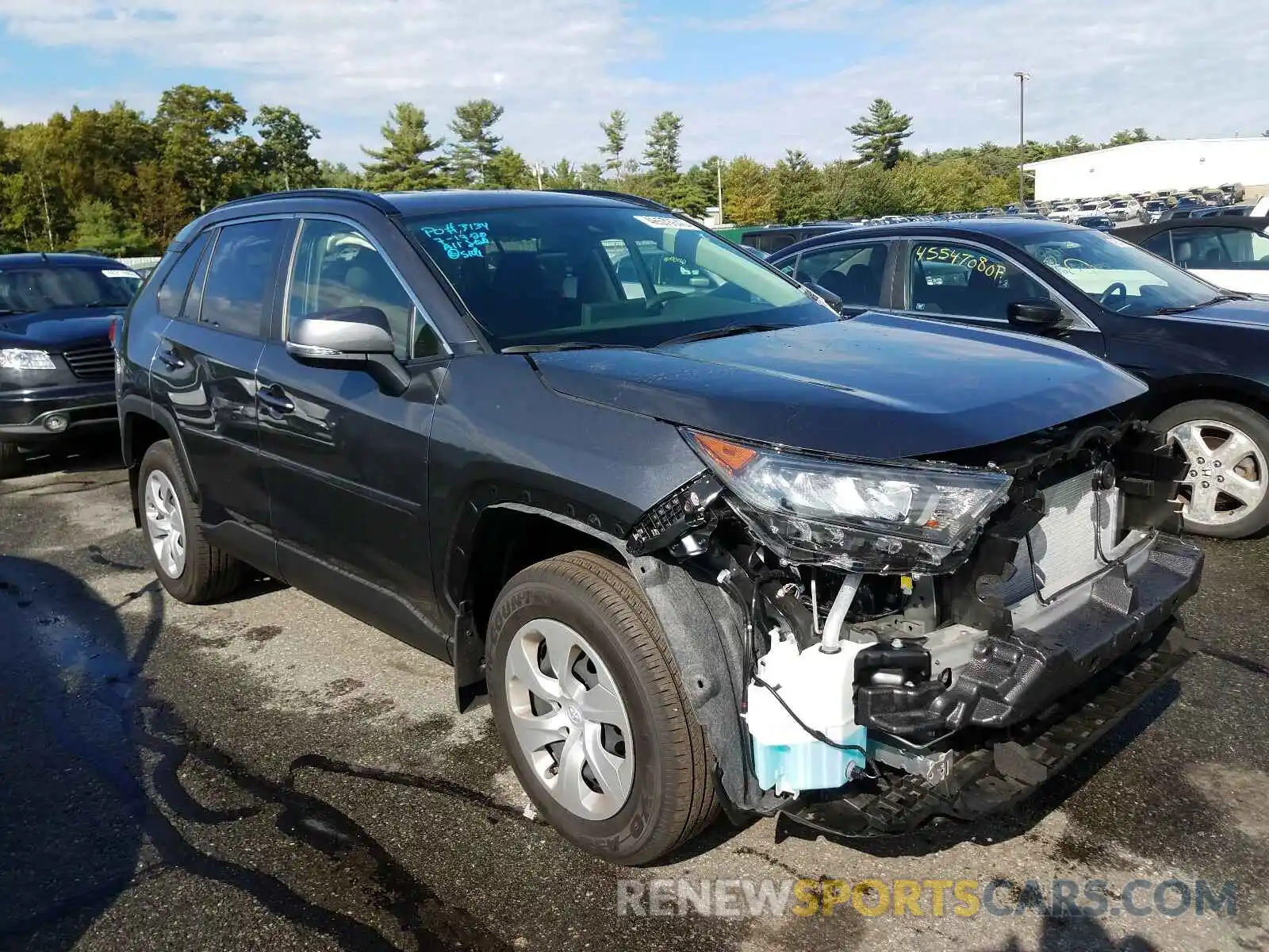 1 Photograph of a damaged car JTMG1RFV2LD061365 TOYOTA RAV4 2020