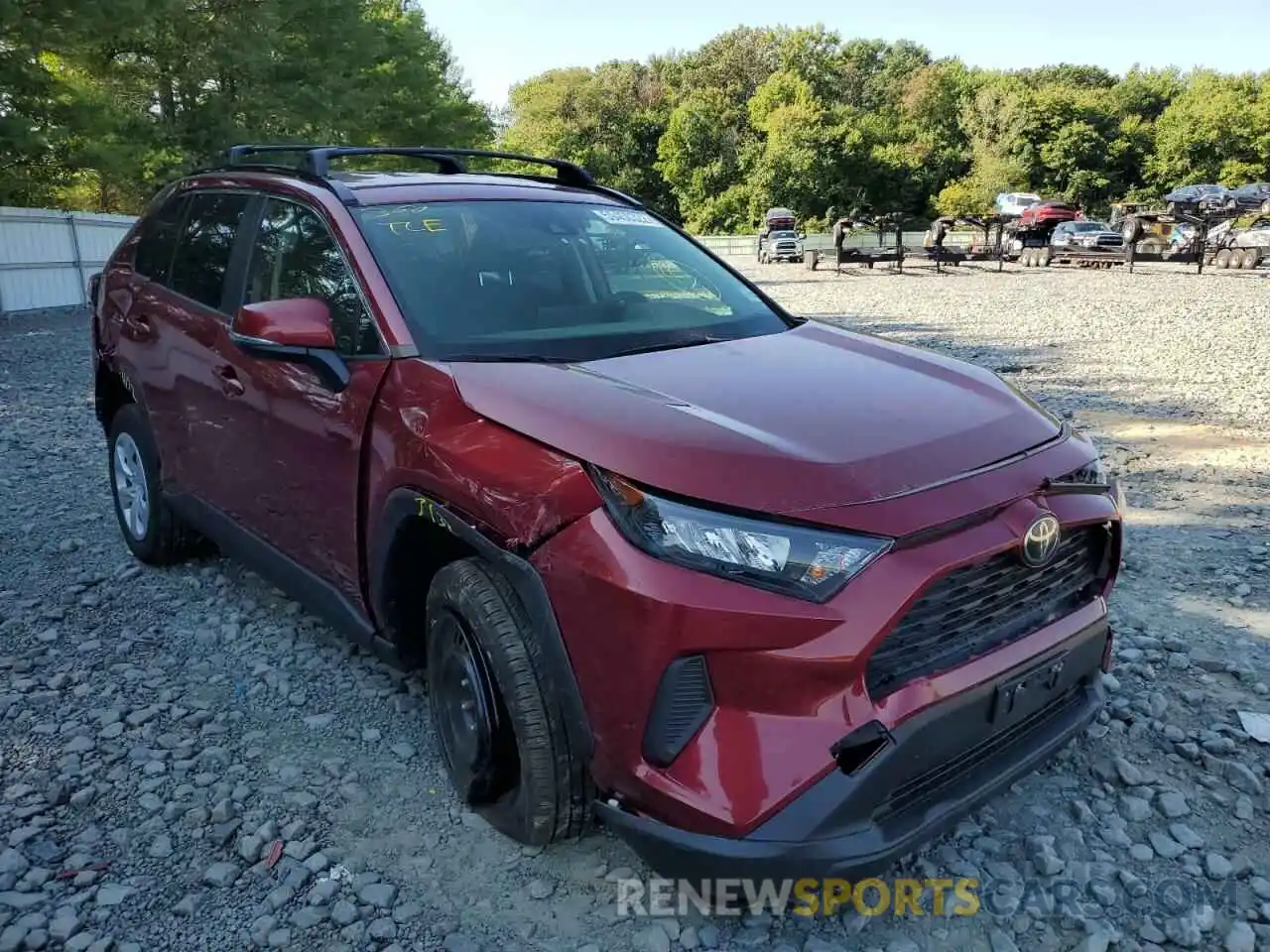 1 Photograph of a damaged car JTMG1RFV3LD050472 TOYOTA RAV4 2020