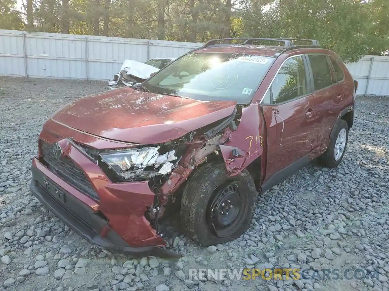 2 Photograph of a damaged car JTMG1RFV3LD050472 TOYOTA RAV4 2020