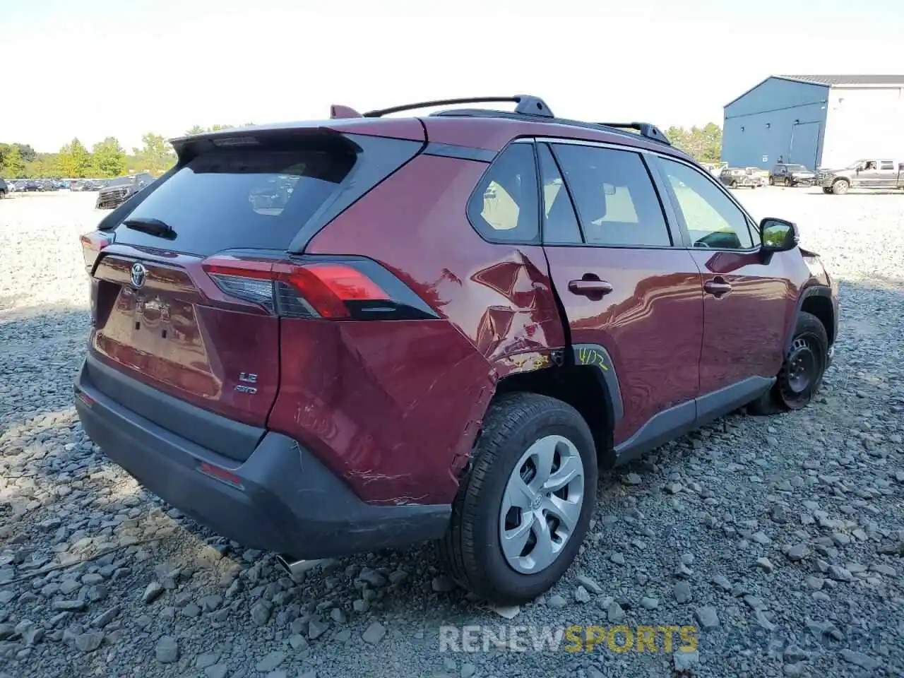 4 Photograph of a damaged car JTMG1RFV3LD050472 TOYOTA RAV4 2020