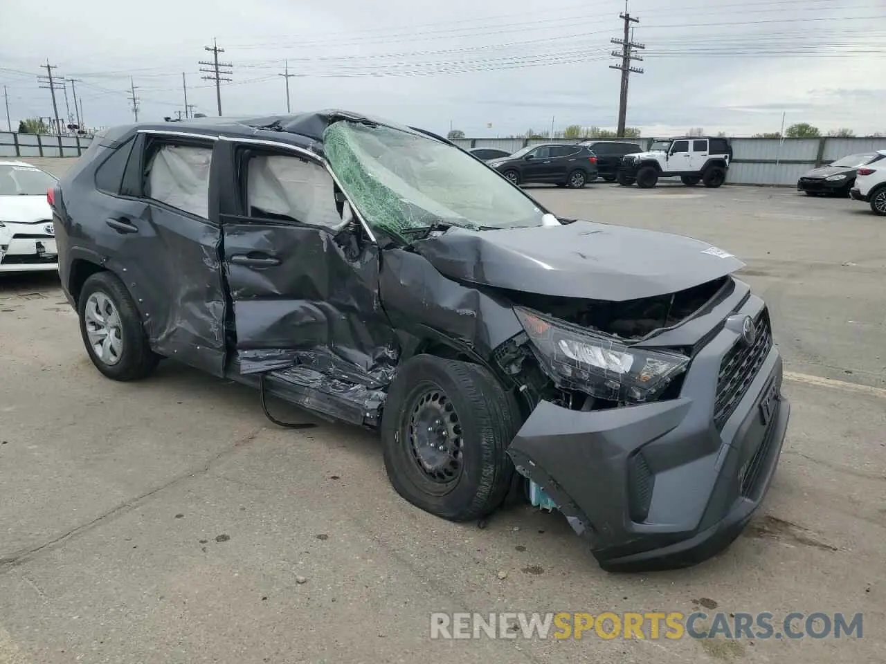 4 Photograph of a damaged car JTMG1RFV5LD062509 TOYOTA RAV4 2020