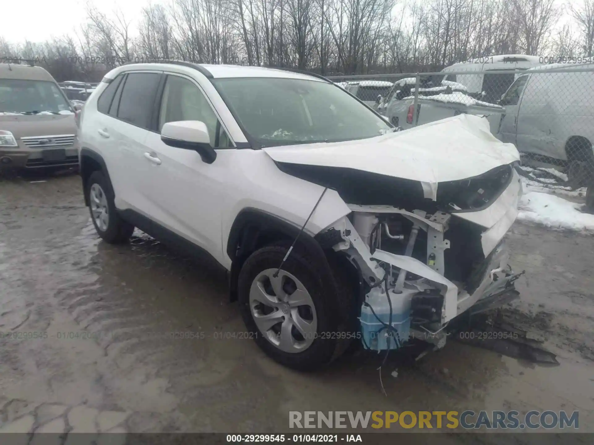 1 Photograph of a damaged car JTMG1RFV6LD057657 TOYOTA RAV4 2020