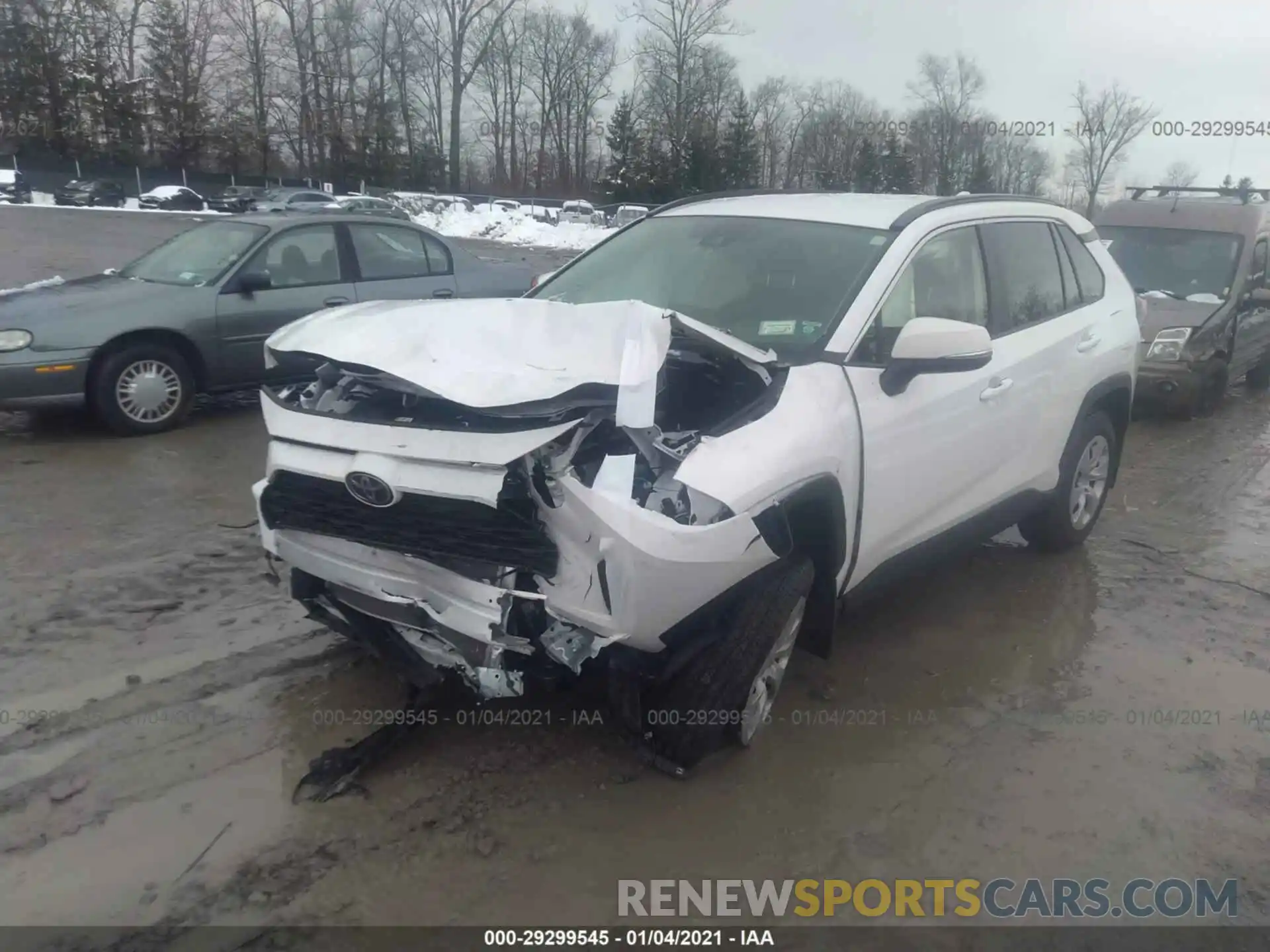 2 Photograph of a damaged car JTMG1RFV6LD057657 TOYOTA RAV4 2020