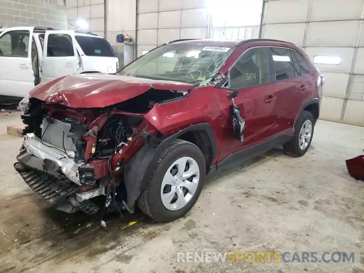 1 Photograph of a damaged car JTMG1RFV8LD049141 TOYOTA RAV4 2020