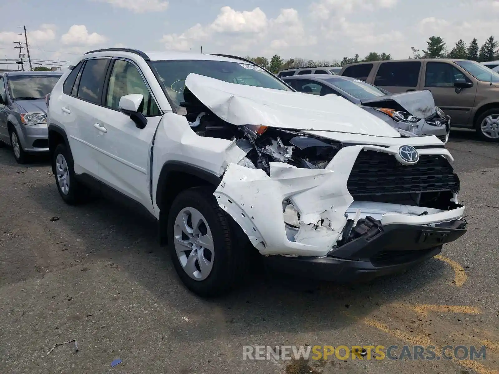 1 Photograph of a damaged car JTMG1RFVXLD056785 TOYOTA RAV4 2020