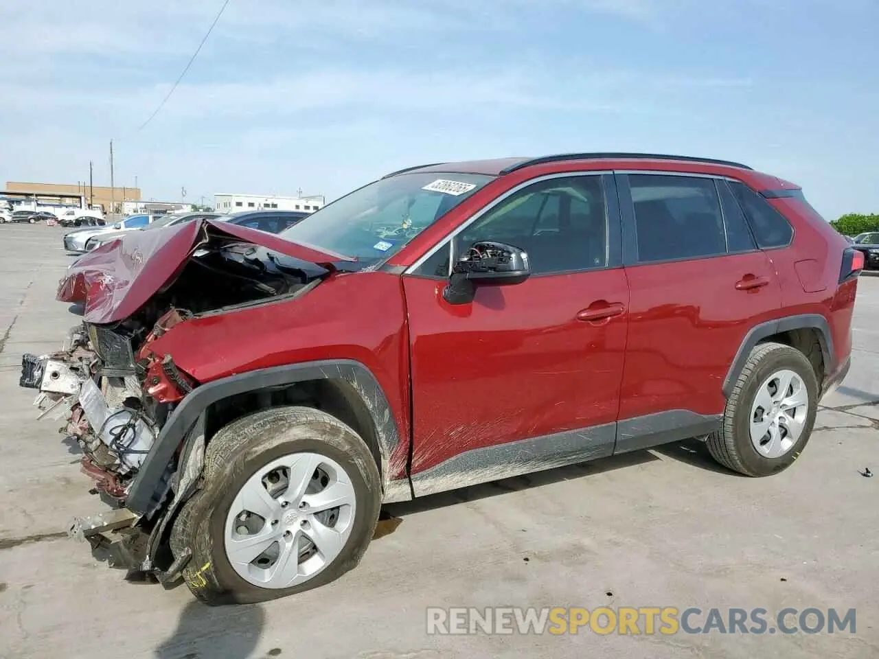 1 Photograph of a damaged car JTMH1RFV0LD043502 TOYOTA RAV4 2020