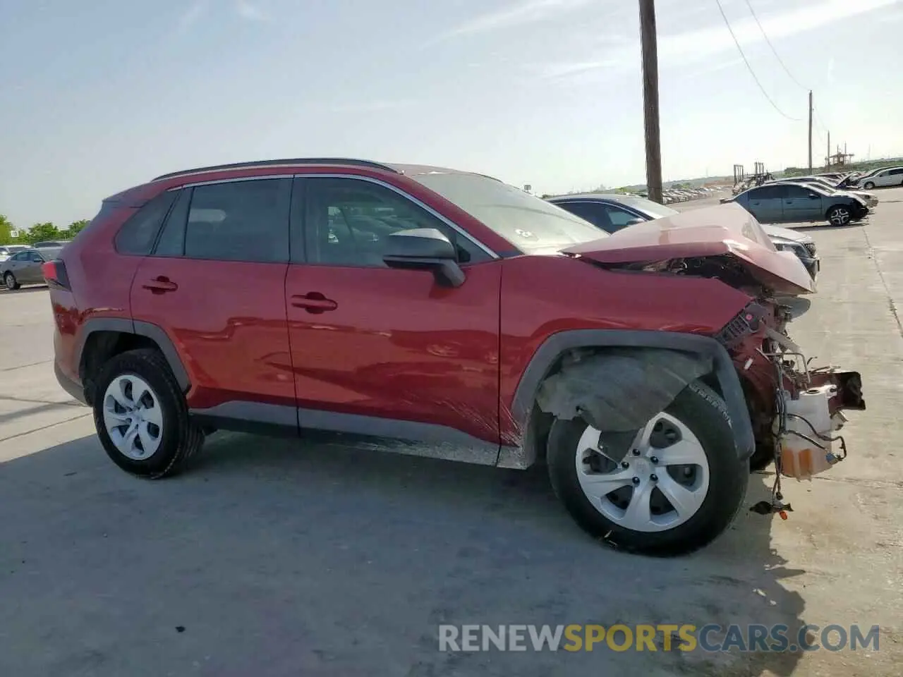 4 Photograph of a damaged car JTMH1RFV0LD043502 TOYOTA RAV4 2020