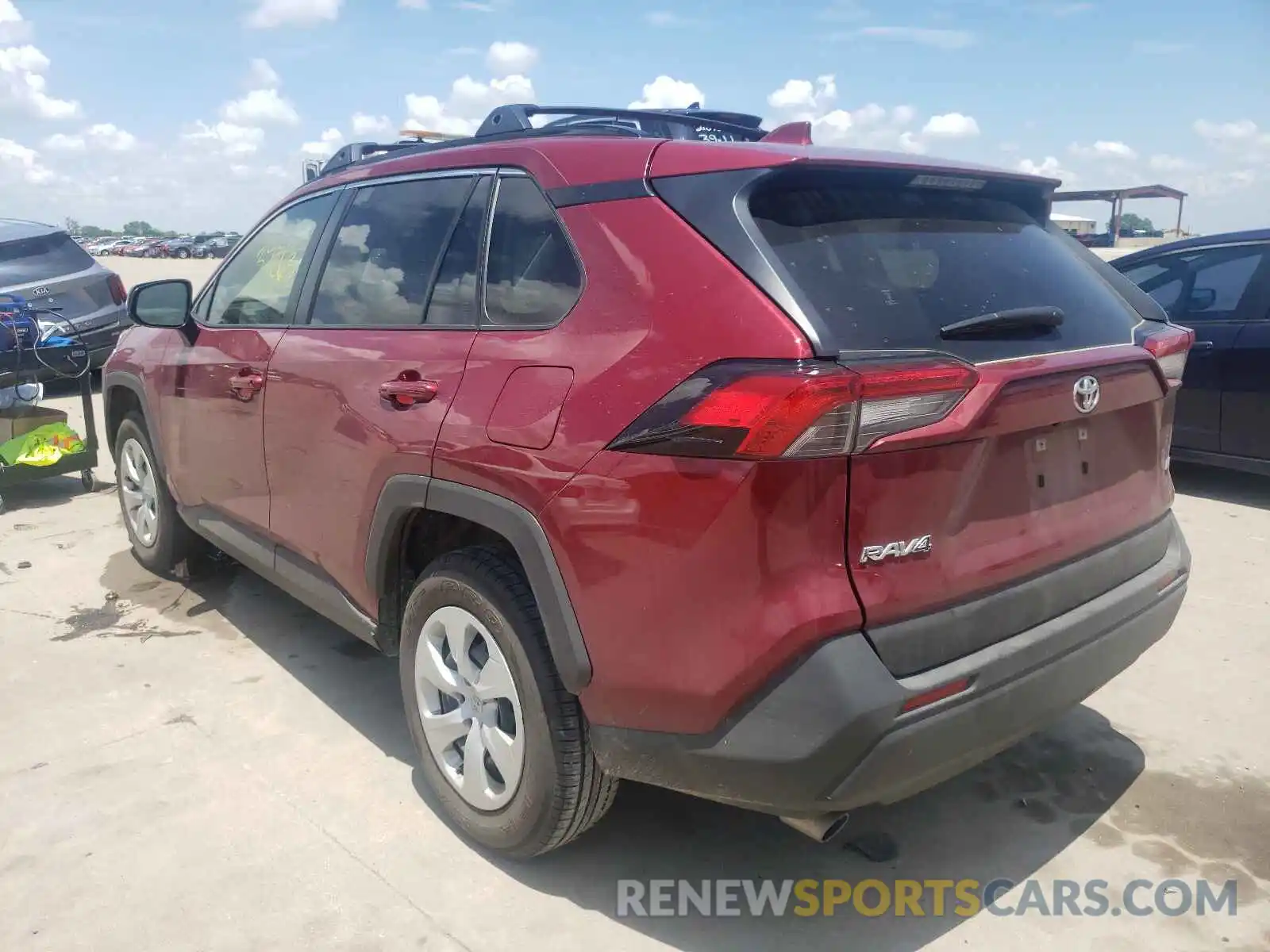 3 Photograph of a damaged car JTMH1RFV0LD517903 TOYOTA RAV4 2020