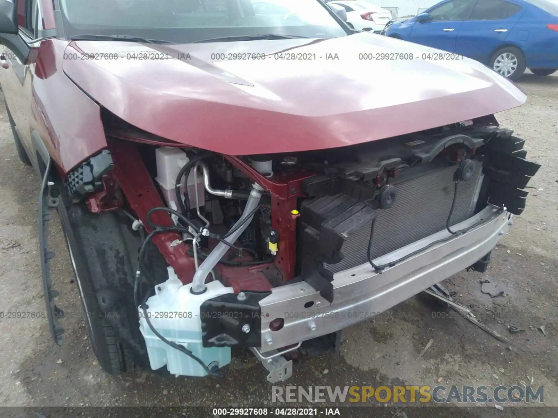 6 Photograph of a damaged car JTMH1RFV1LD044366 TOYOTA RAV4 2020