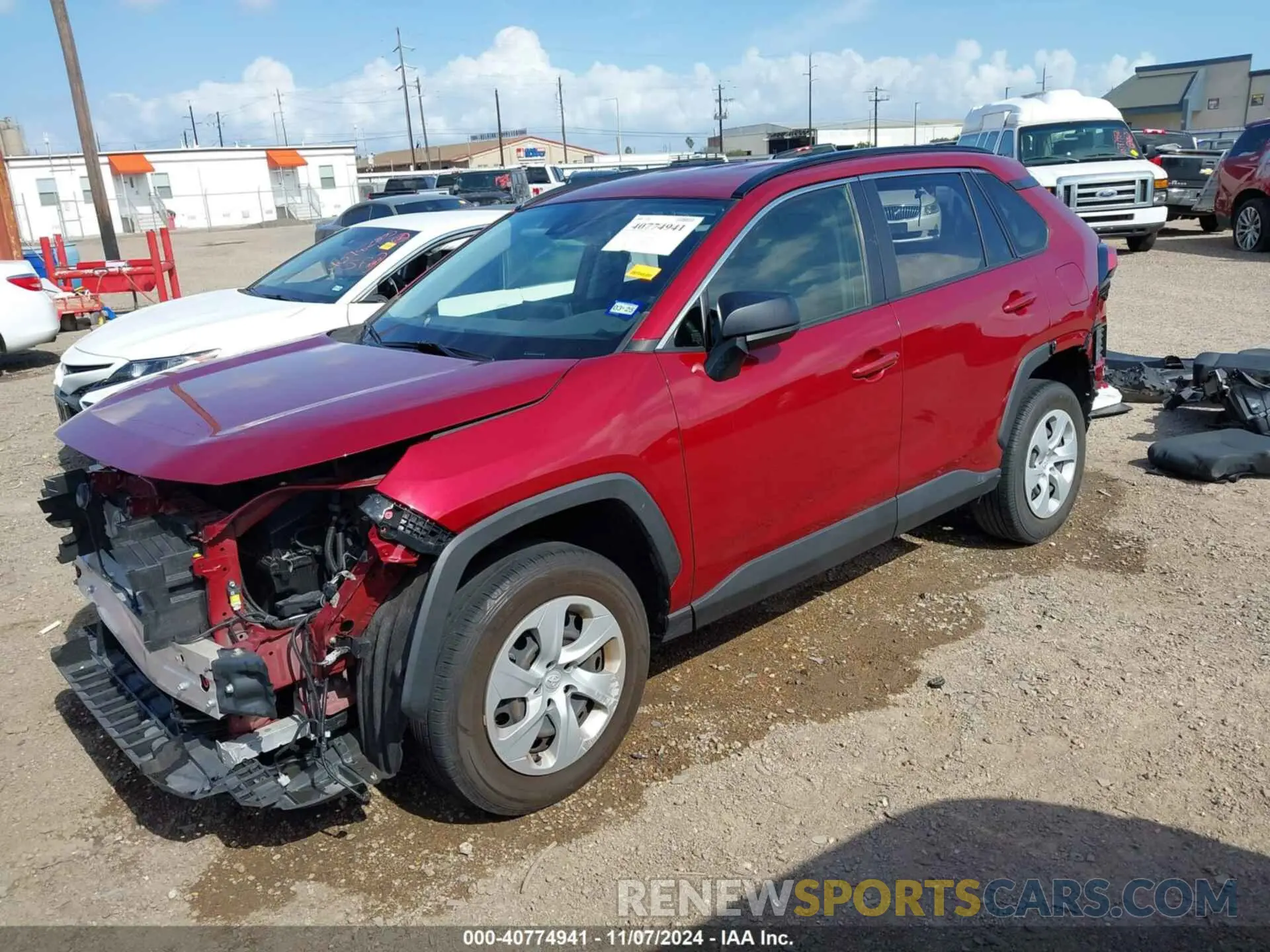 2 Photograph of a damaged car JTMH1RFV3LD045244 TOYOTA RAV4 2020