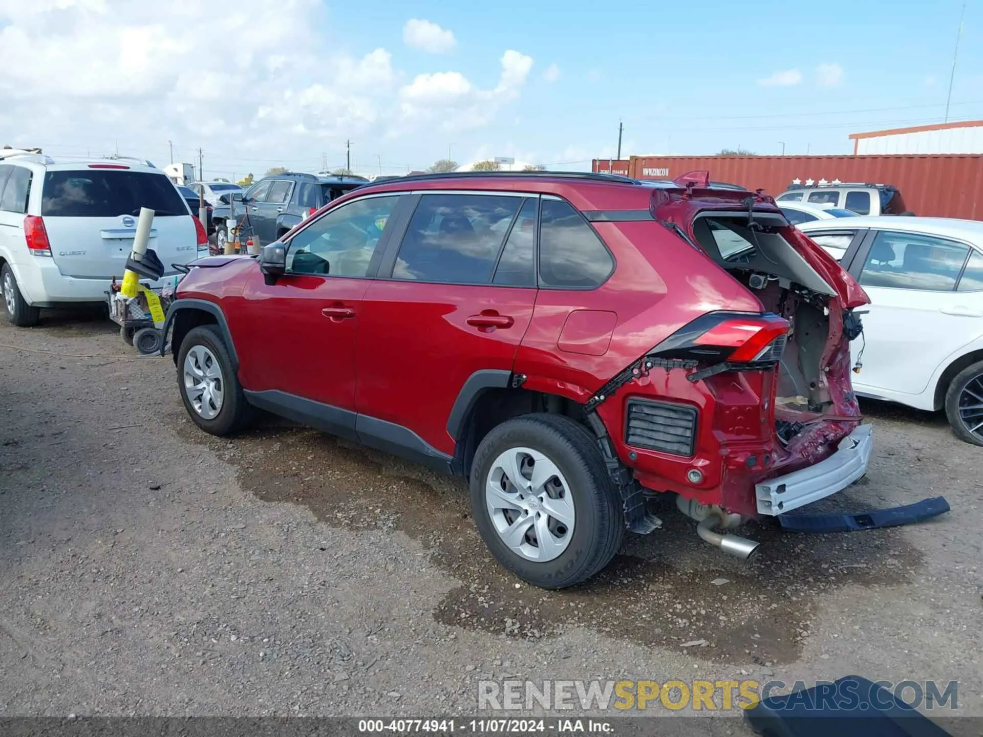 3 Photograph of a damaged car JTMH1RFV3LD045244 TOYOTA RAV4 2020