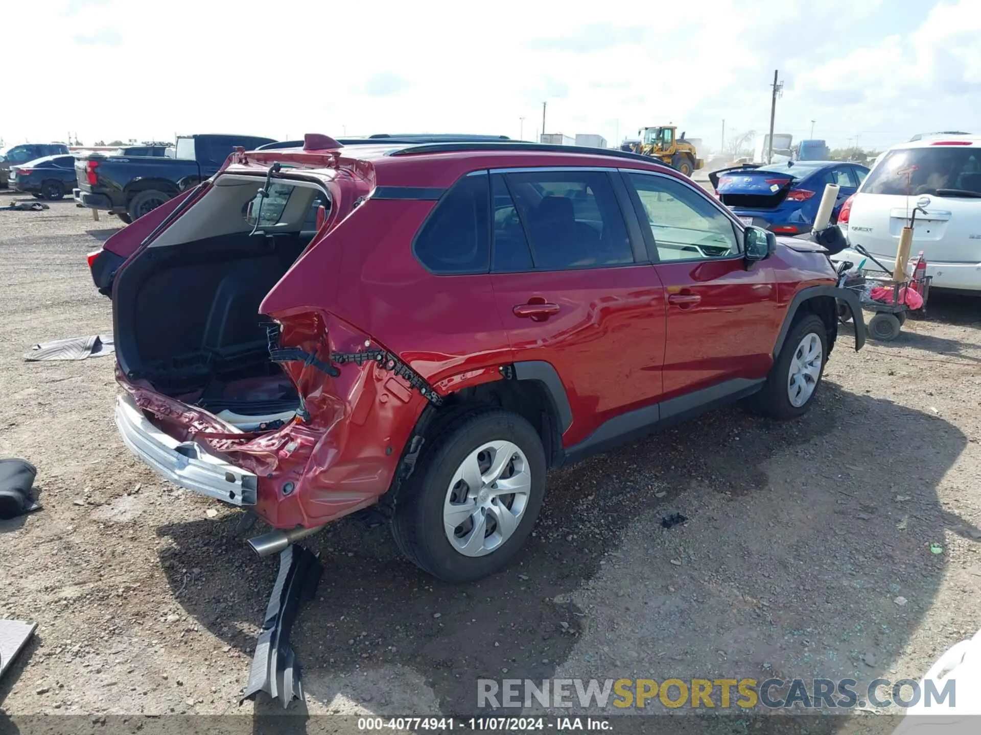 4 Photograph of a damaged car JTMH1RFV3LD045244 TOYOTA RAV4 2020