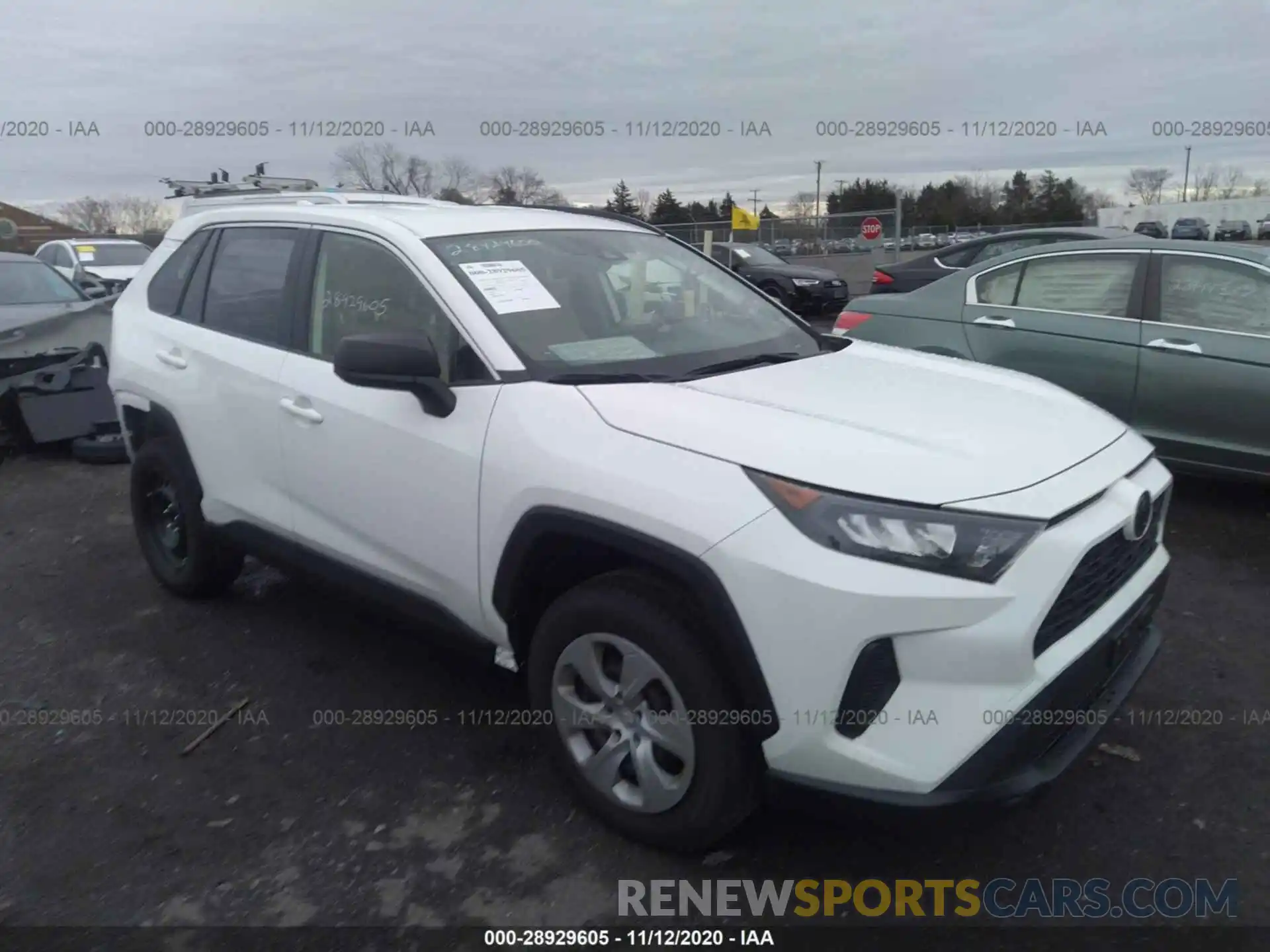 1 Photograph of a damaged car JTMH1RFV4LD060366 TOYOTA RAV4 2020