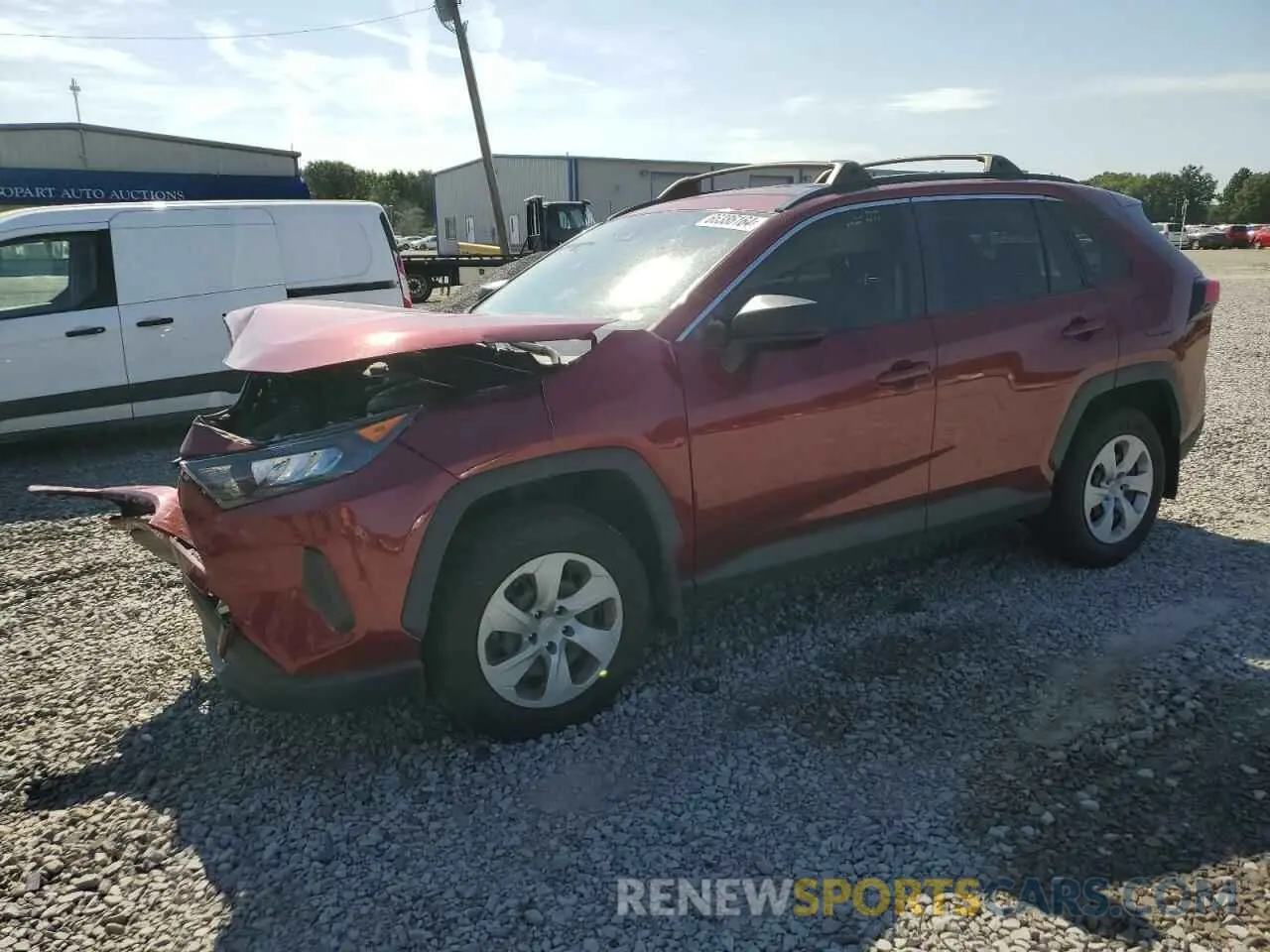 1 Photograph of a damaged car JTMH1RFV5LD060862 TOYOTA RAV4 2020