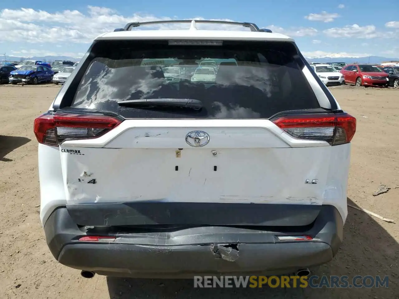 6 Photograph of a damaged car JTMH1RFV7LD050284 TOYOTA RAV4 2020