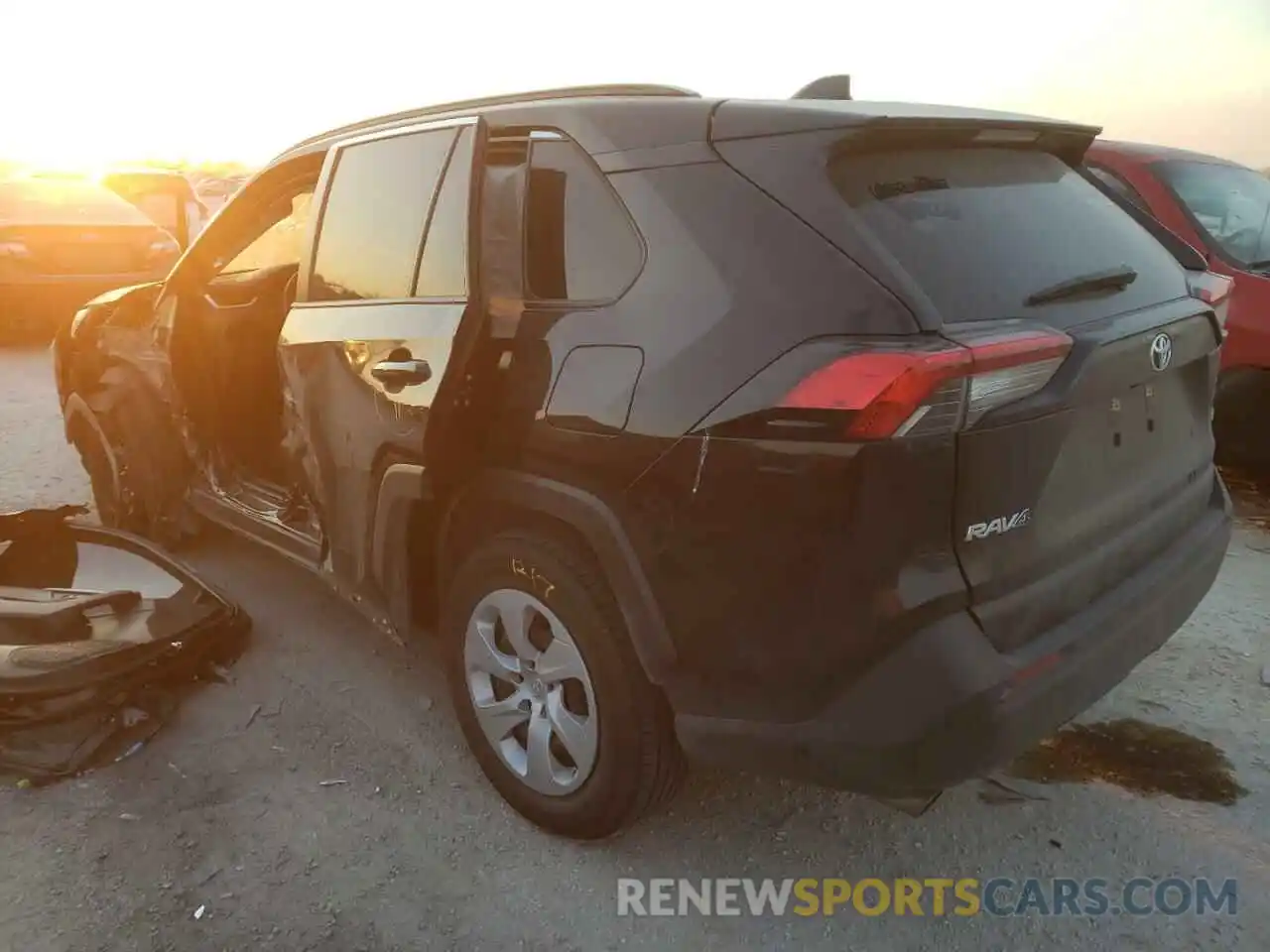 3 Photograph of a damaged car JTMH1RFV7LD059907 TOYOTA RAV4 2020