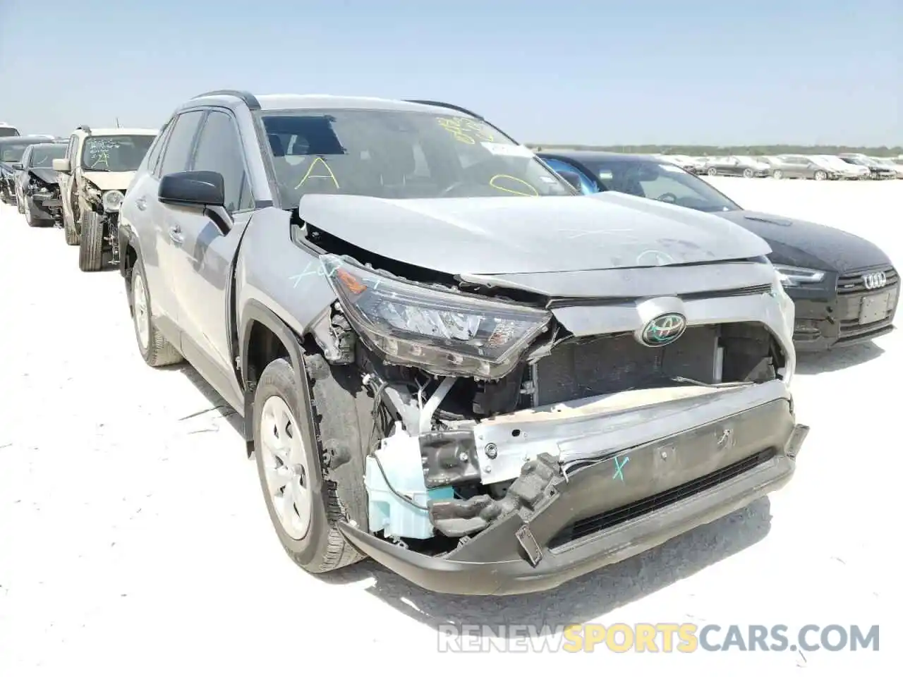 1 Photograph of a damaged car JTMH1RFV9LD048603 TOYOTA RAV4 2020