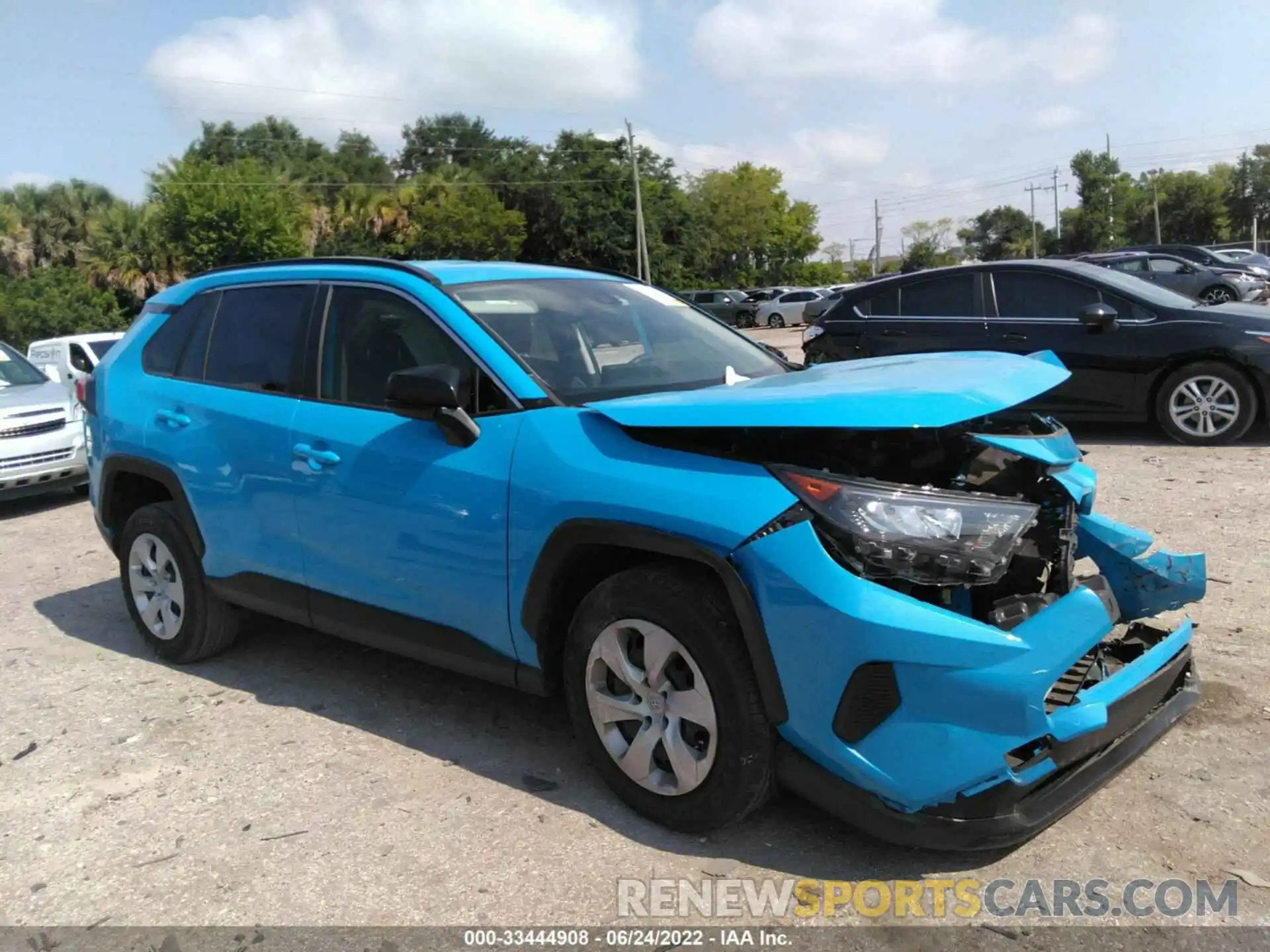 1 Photograph of a damaged car JTMH1RFV9LD050450 TOYOTA RAV4 2020