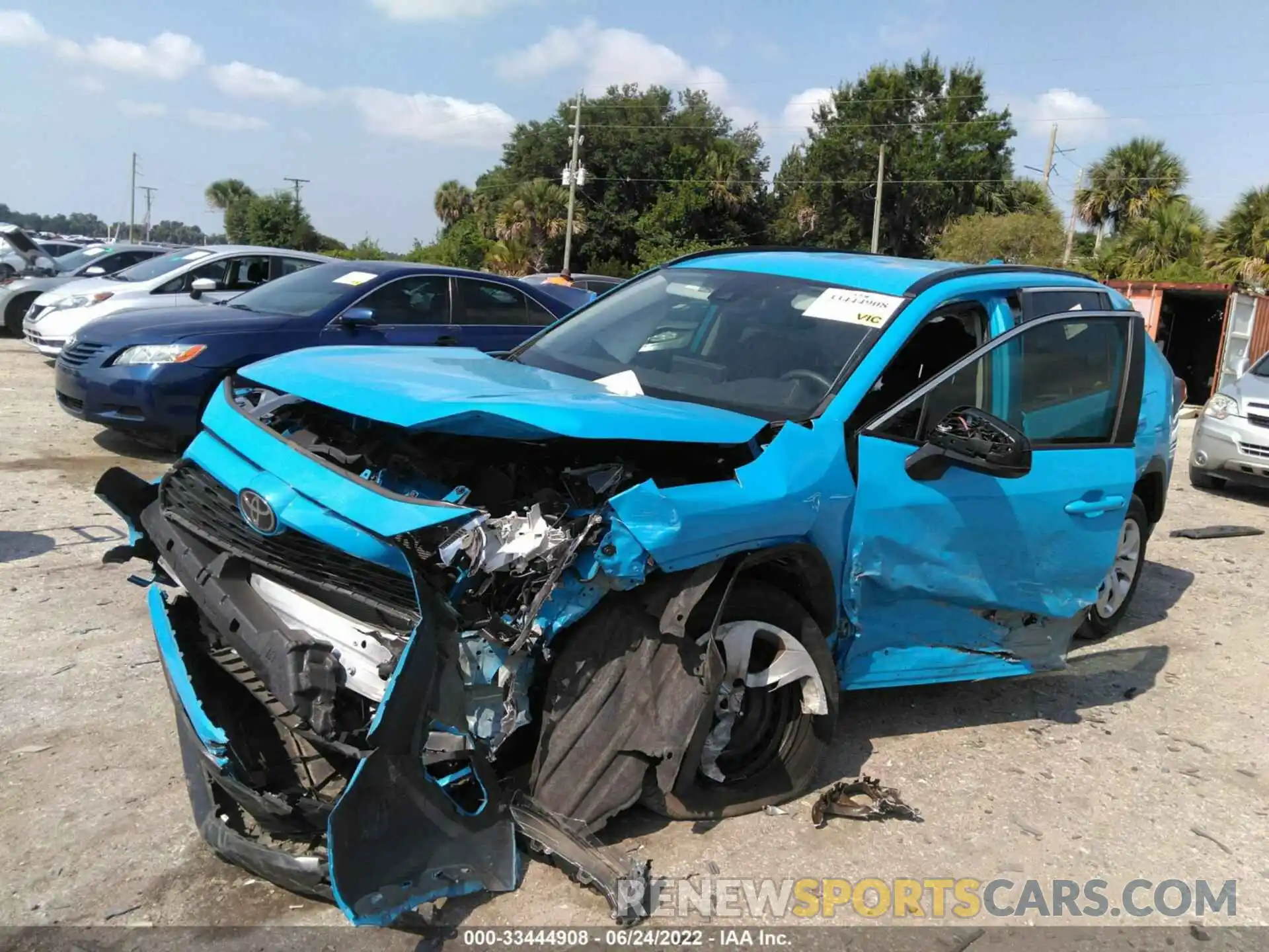 2 Photograph of a damaged car JTMH1RFV9LD050450 TOYOTA RAV4 2020