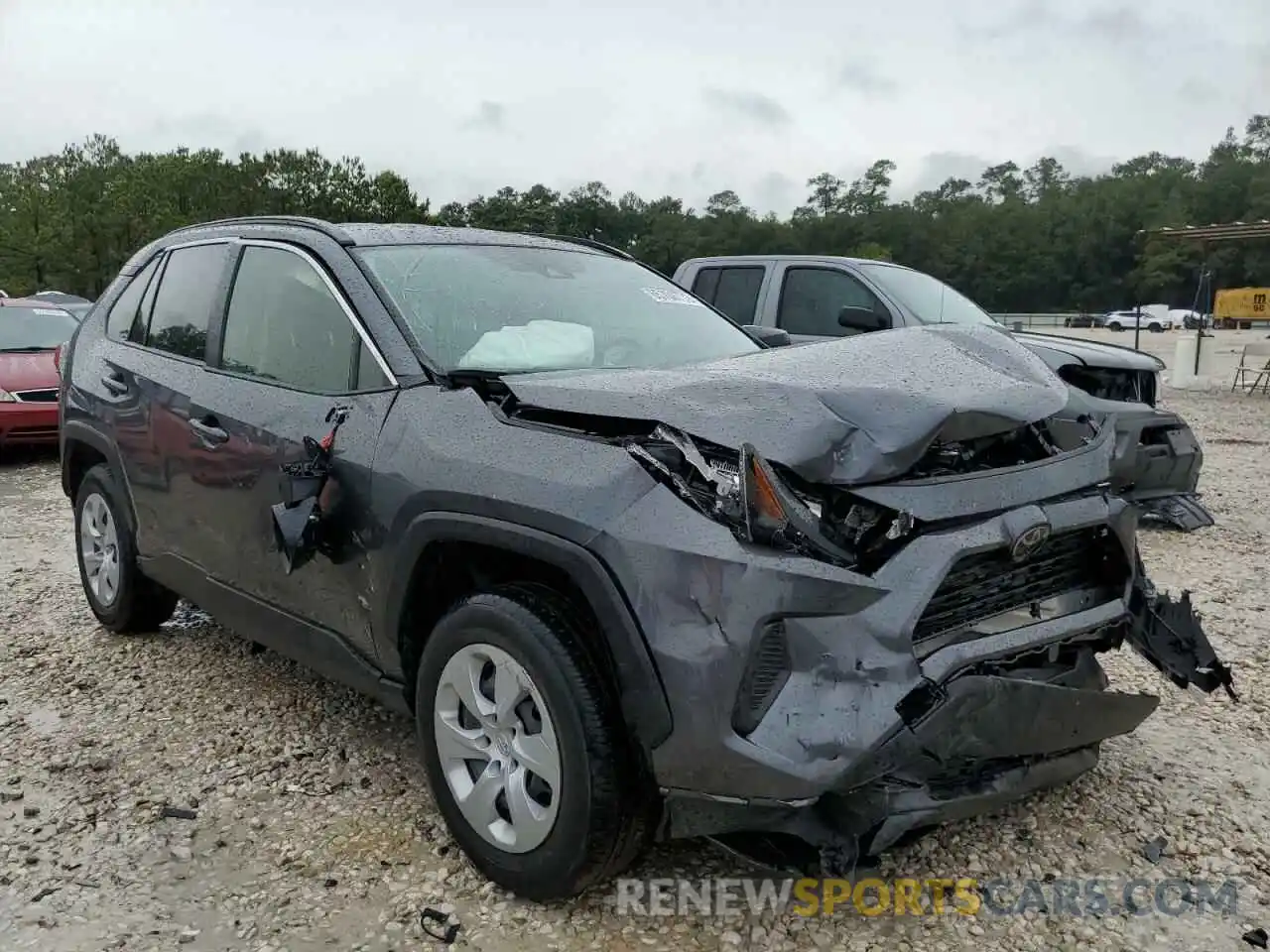 1 Photograph of a damaged car JTMH1RFV9LD058743 TOYOTA RAV4 2020