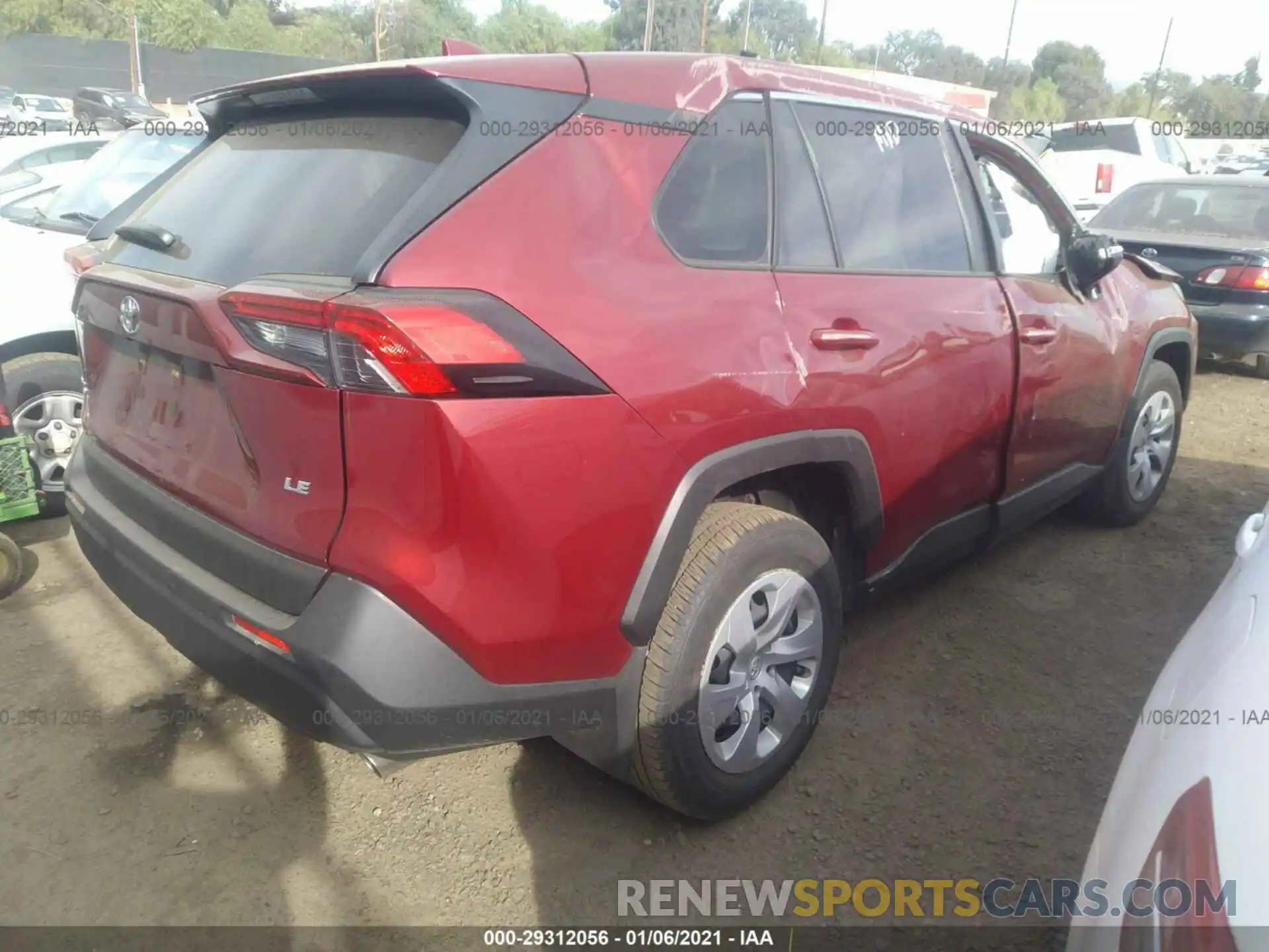 4 Photograph of a damaged car JTMK1RFV1LD061125 TOYOTA RAV4 2020