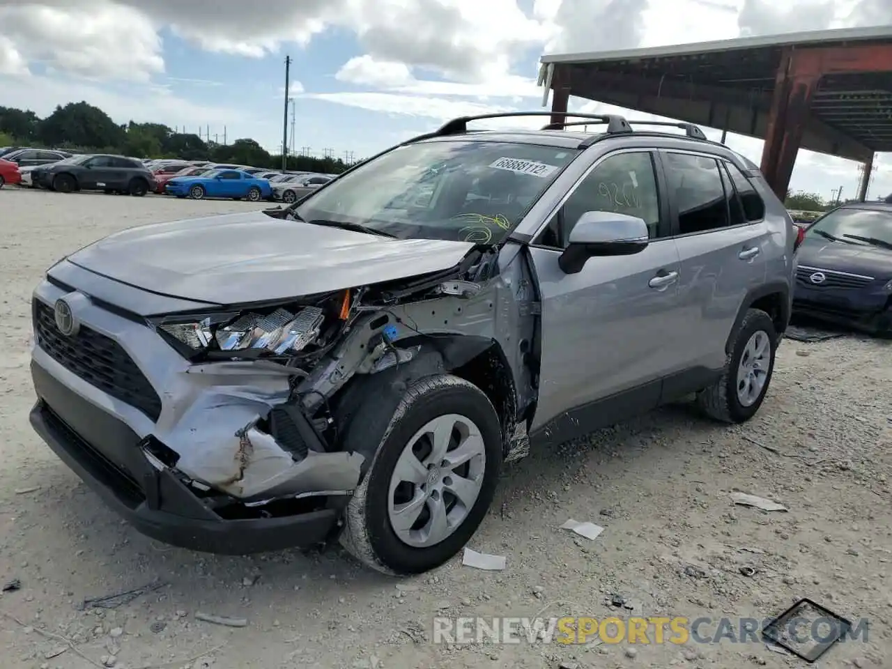 1 Photograph of a damaged car JTMK1RFV2LD060632 TOYOTA RAV4 2020